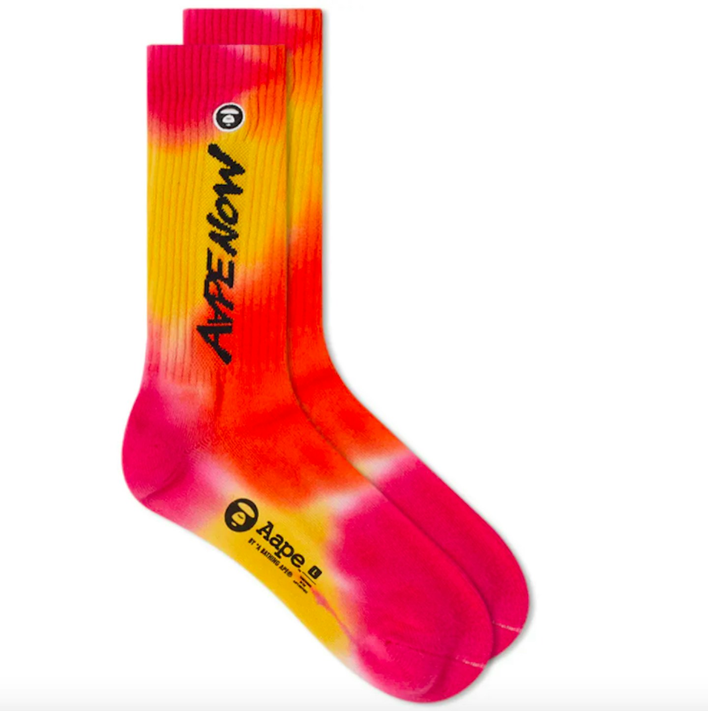 AAPE, Tie-Dye Logo Sock, £15