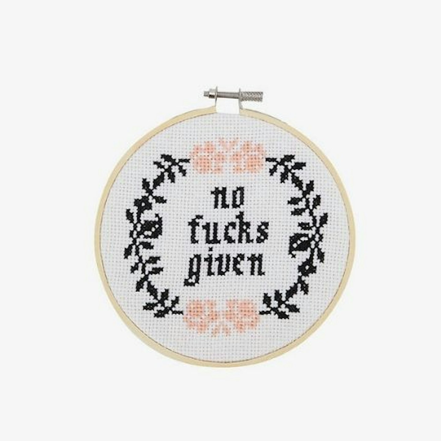 No F*cks Given cross-stitch kit