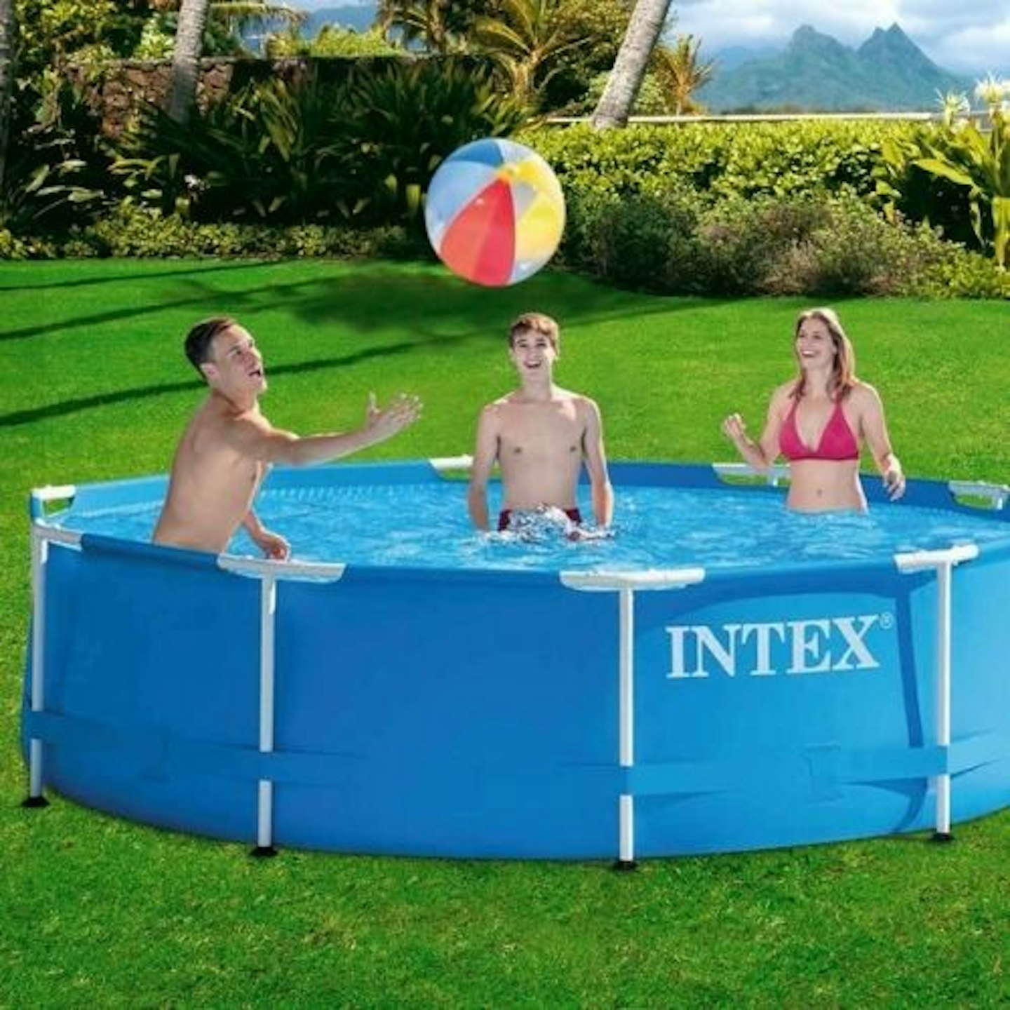 Intex 28202UK 10ft X 30in Metal Frame Swimming Pool with Filter Pump