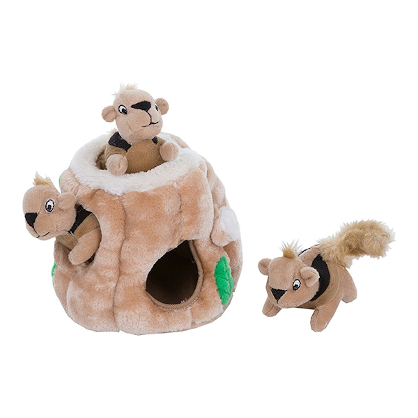 Interactive dog toys Outward Hound Hide A Squirrel Plush Dog Toy Puzzle, Small