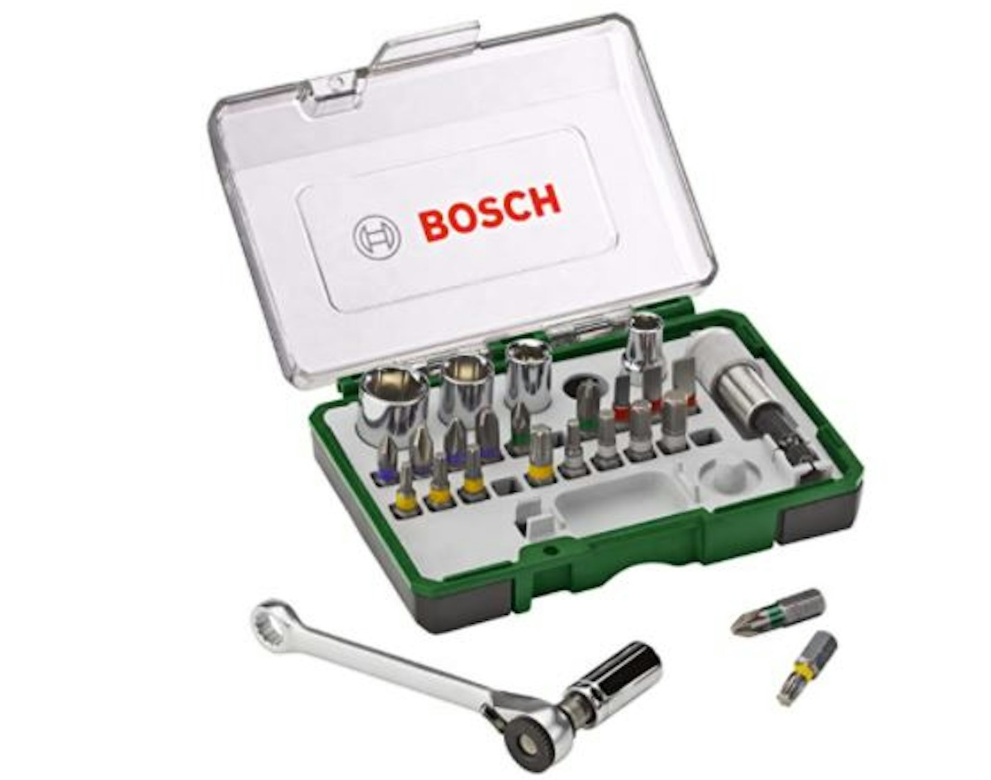Bosch 27-Piece Screwdriver Bit and Ratchet Set