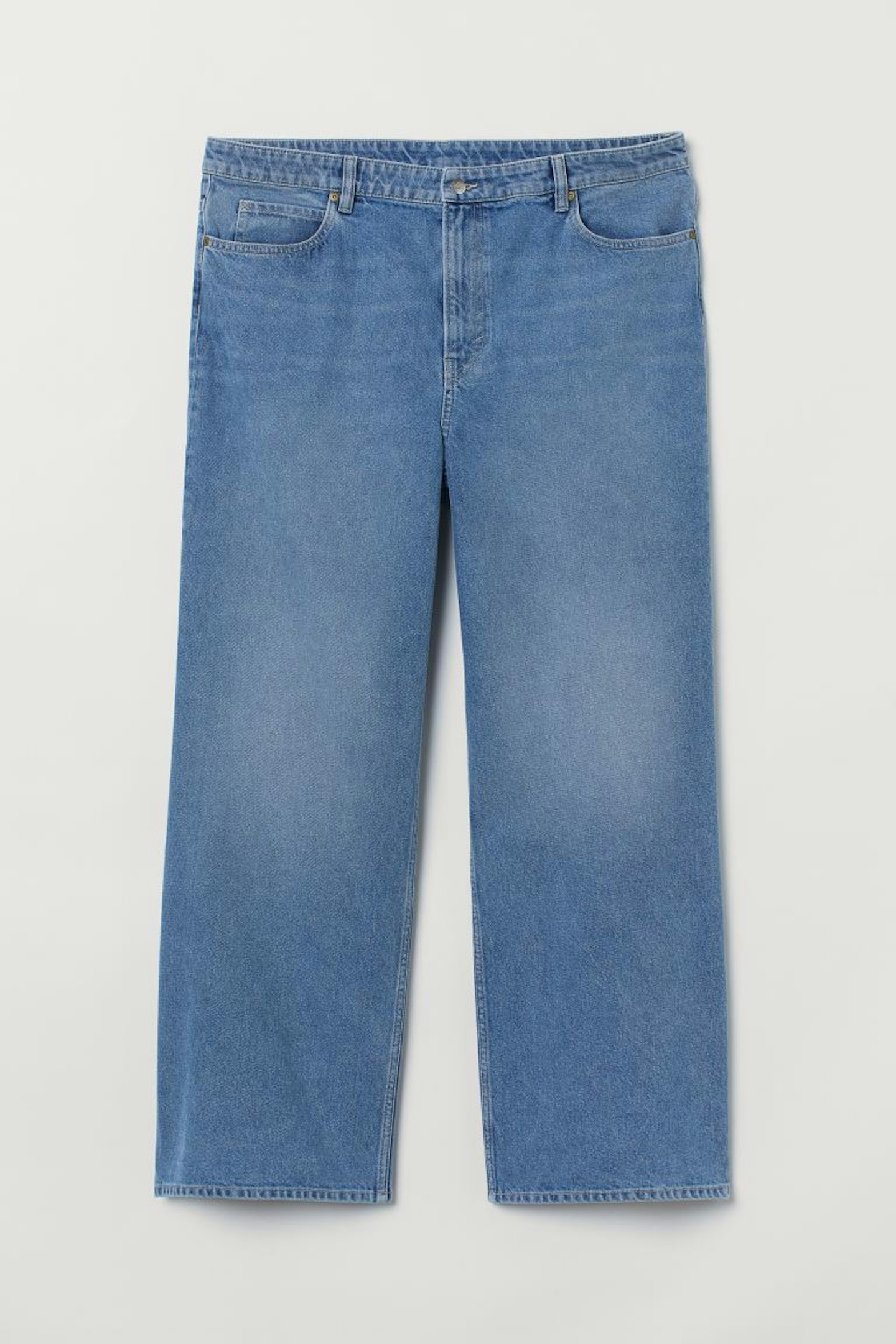 Lee X H&M, H&M+ Wide High-Waist Jeans, £34.99