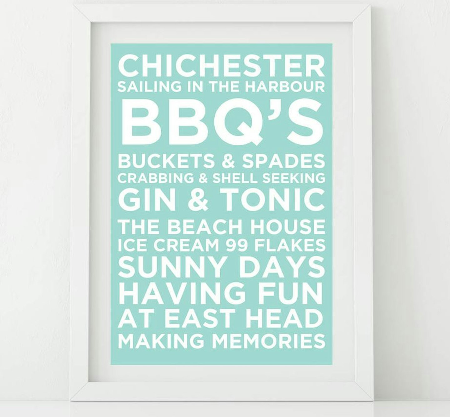 Personalised 'My Favourite Things' Print