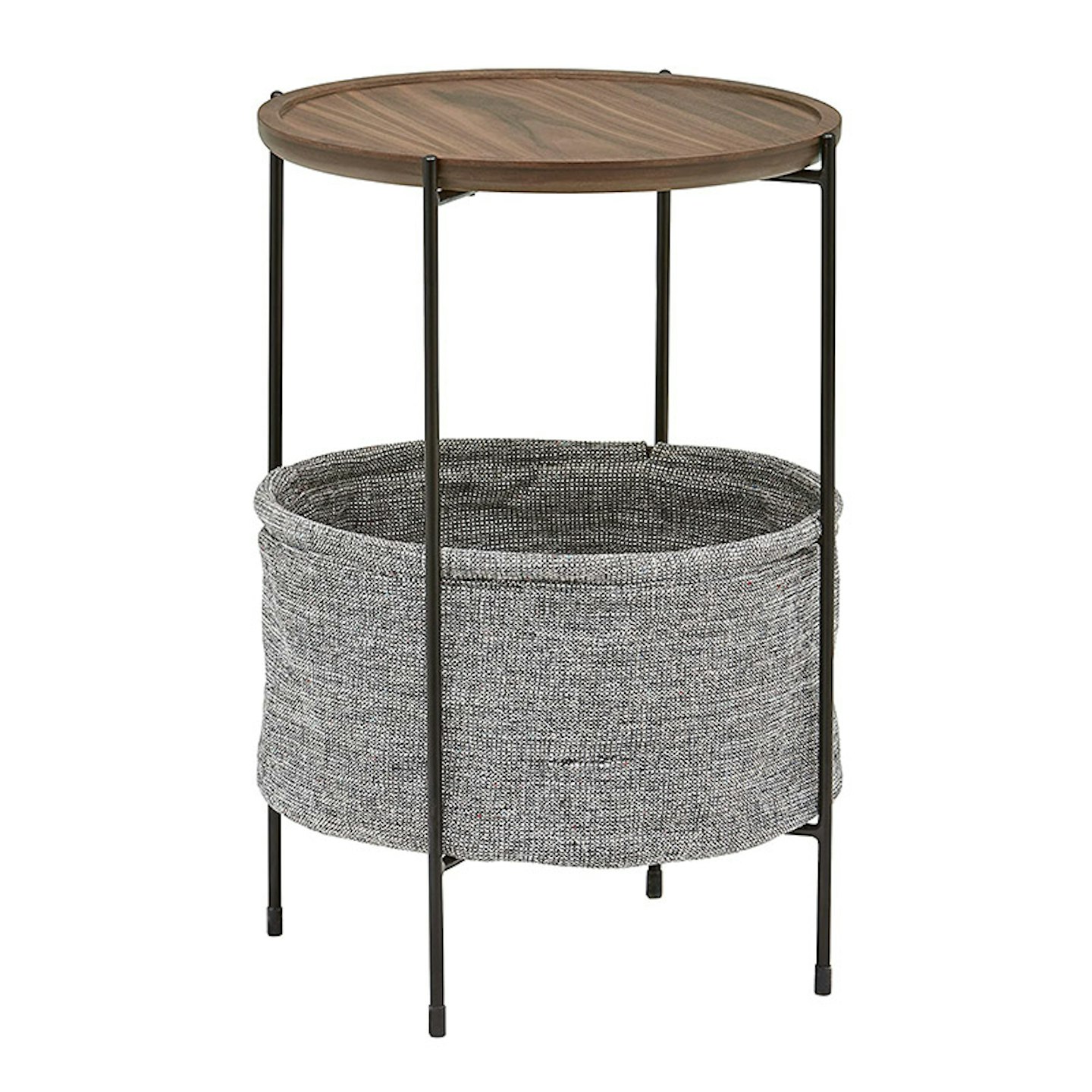 Amazon Brand Rivet Meeks Storage Basket End/Side Table