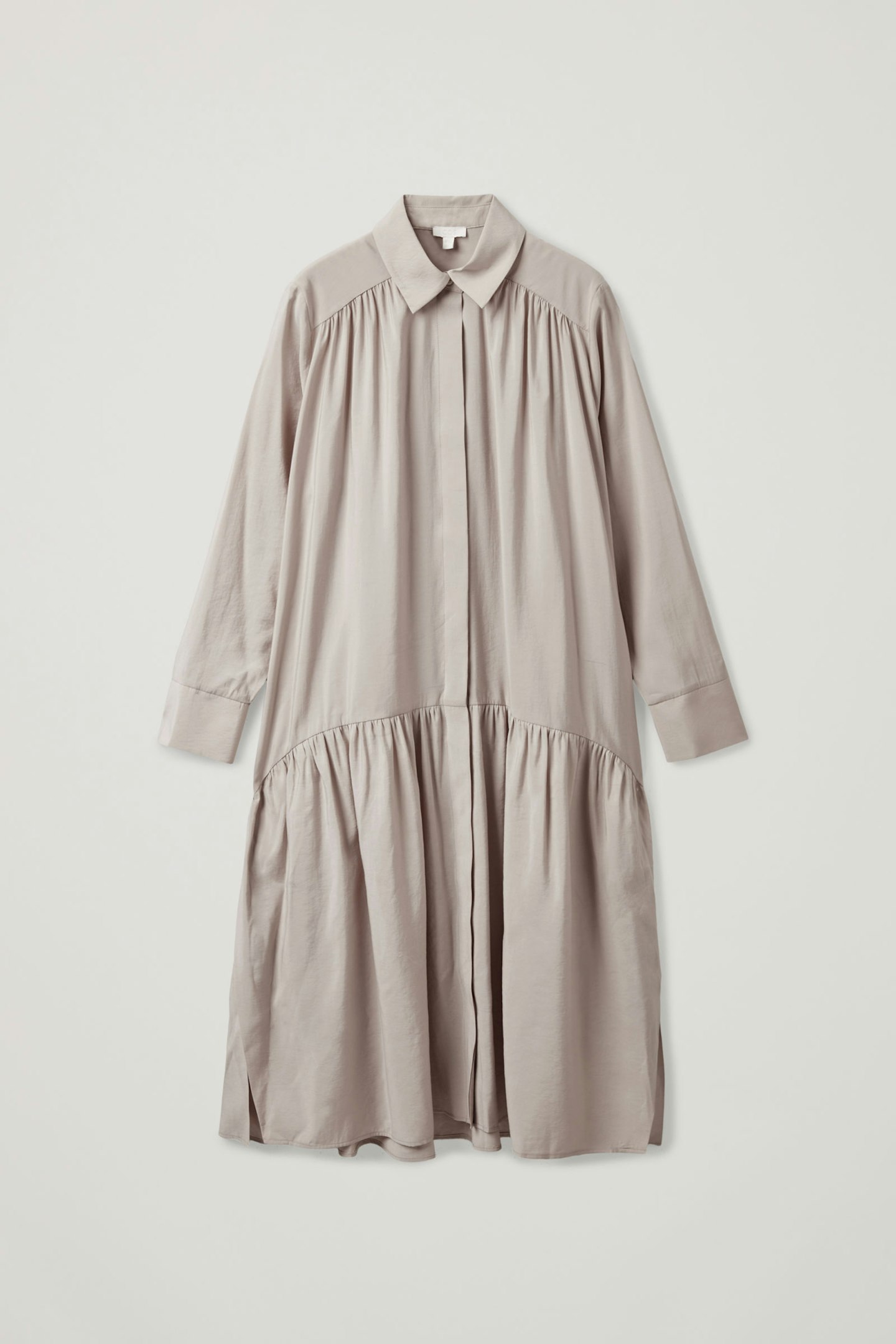 COS, Tiered Midi Shirt Dress, £79