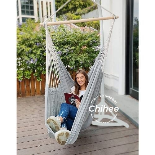 12 hanging chairs inspired by Mrs Hinch’s Project Pergola Closer