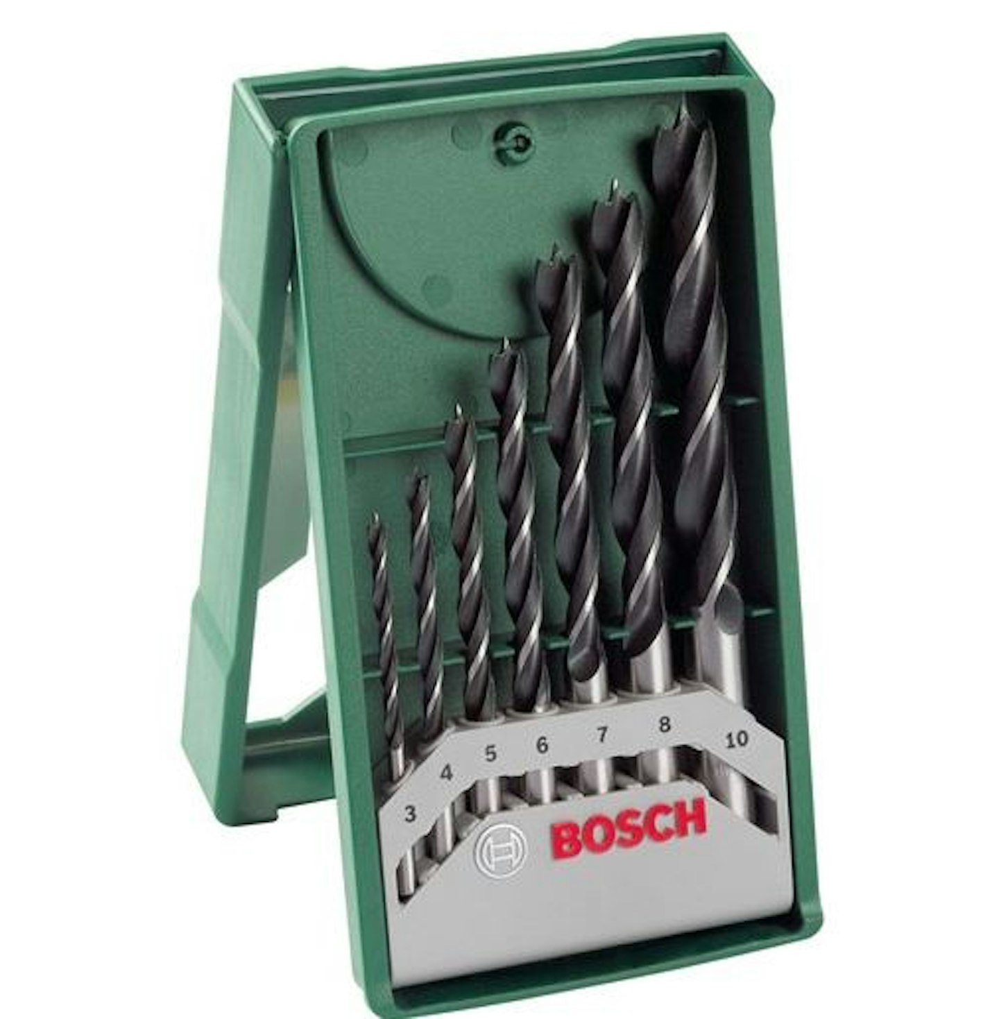 Bosch 7 Piece Mini X Line Brad Point Wood Drill Bit Set