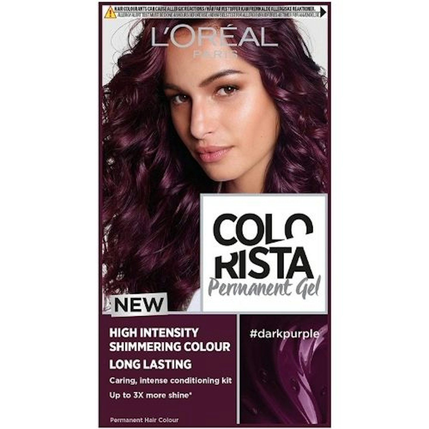 L'Oreal Paris Colorista Dark Purple Permanent Hair Dye Gel