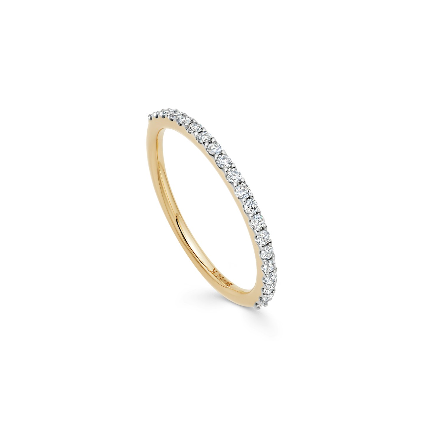 Missoma, Fine Gold Diamond Half Eternity Ring, £795