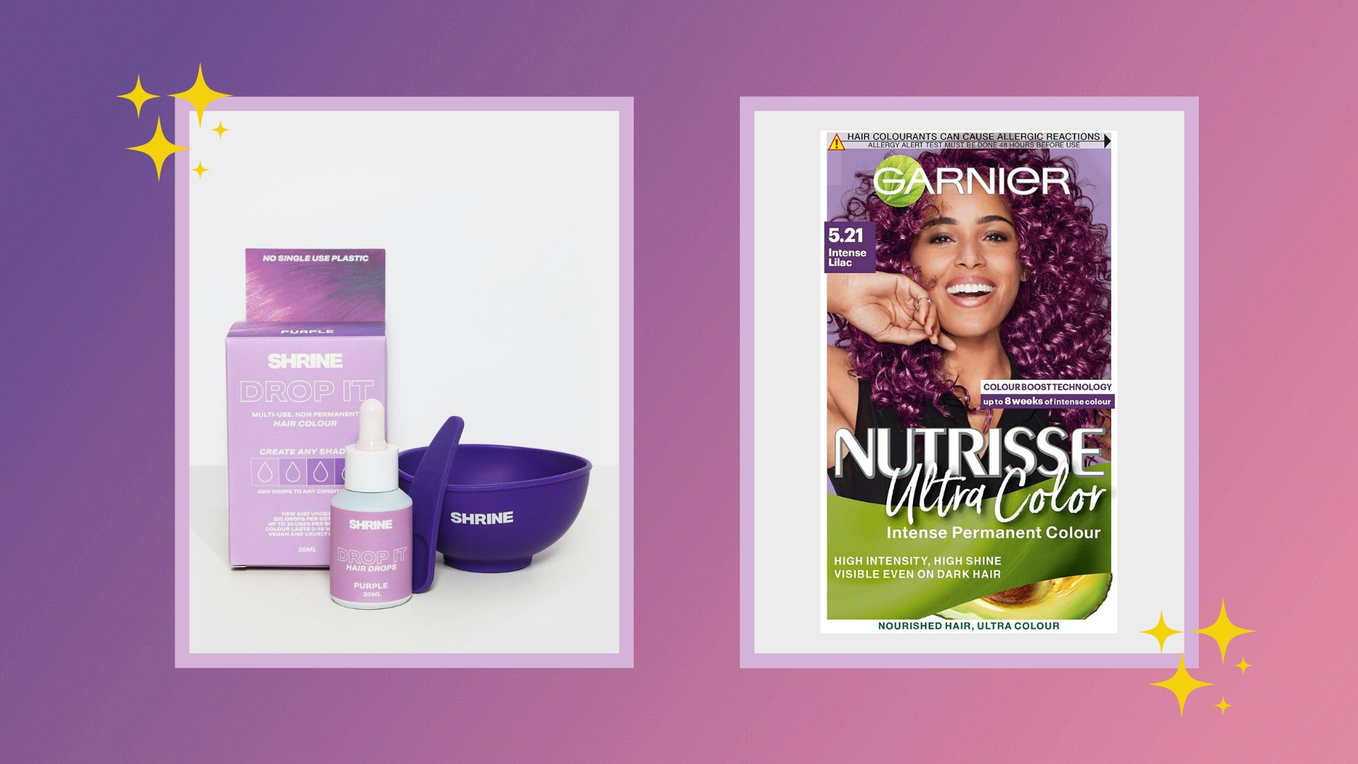 Purple shop hair products