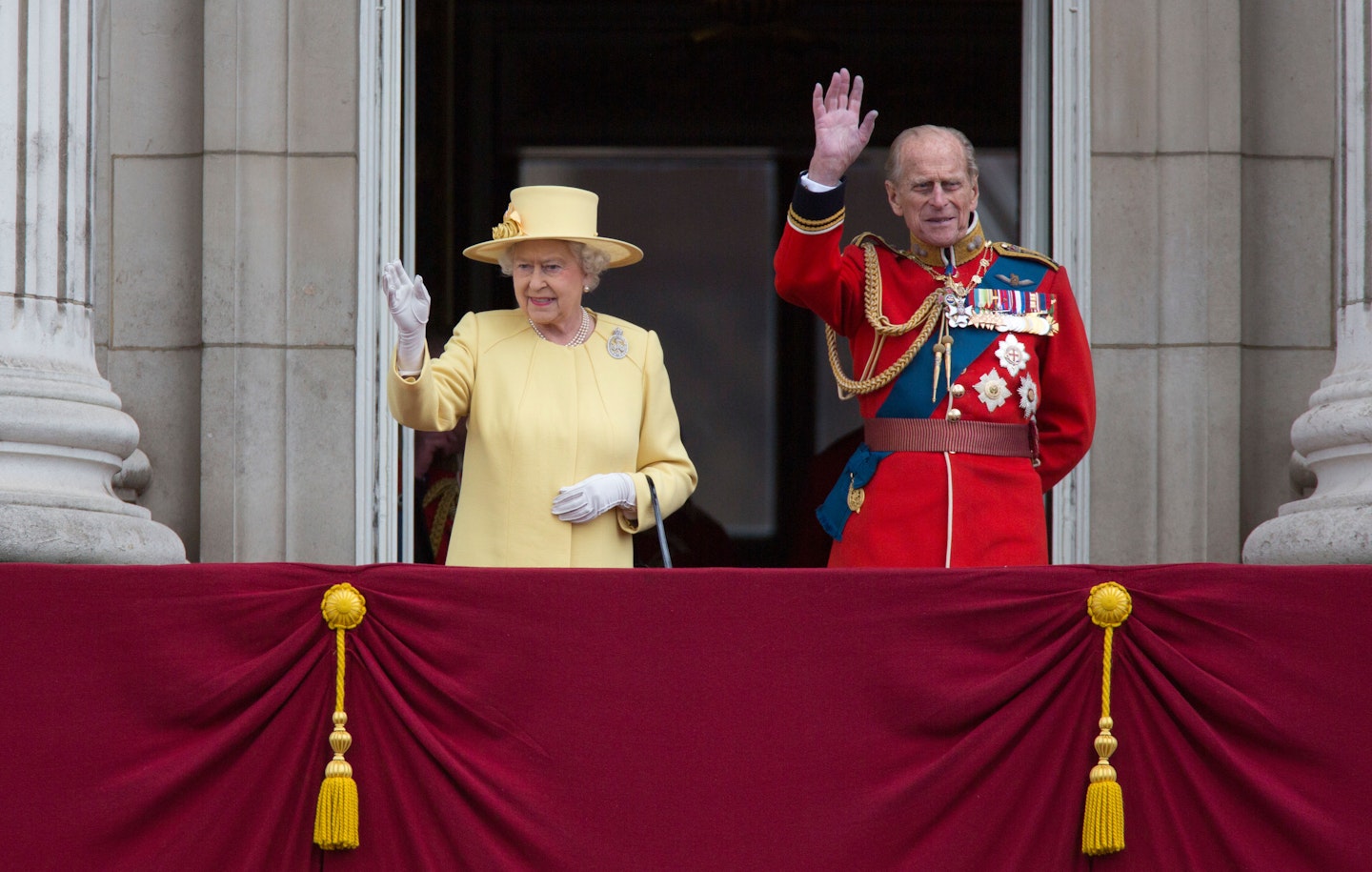 Prince Philip and the Queen 