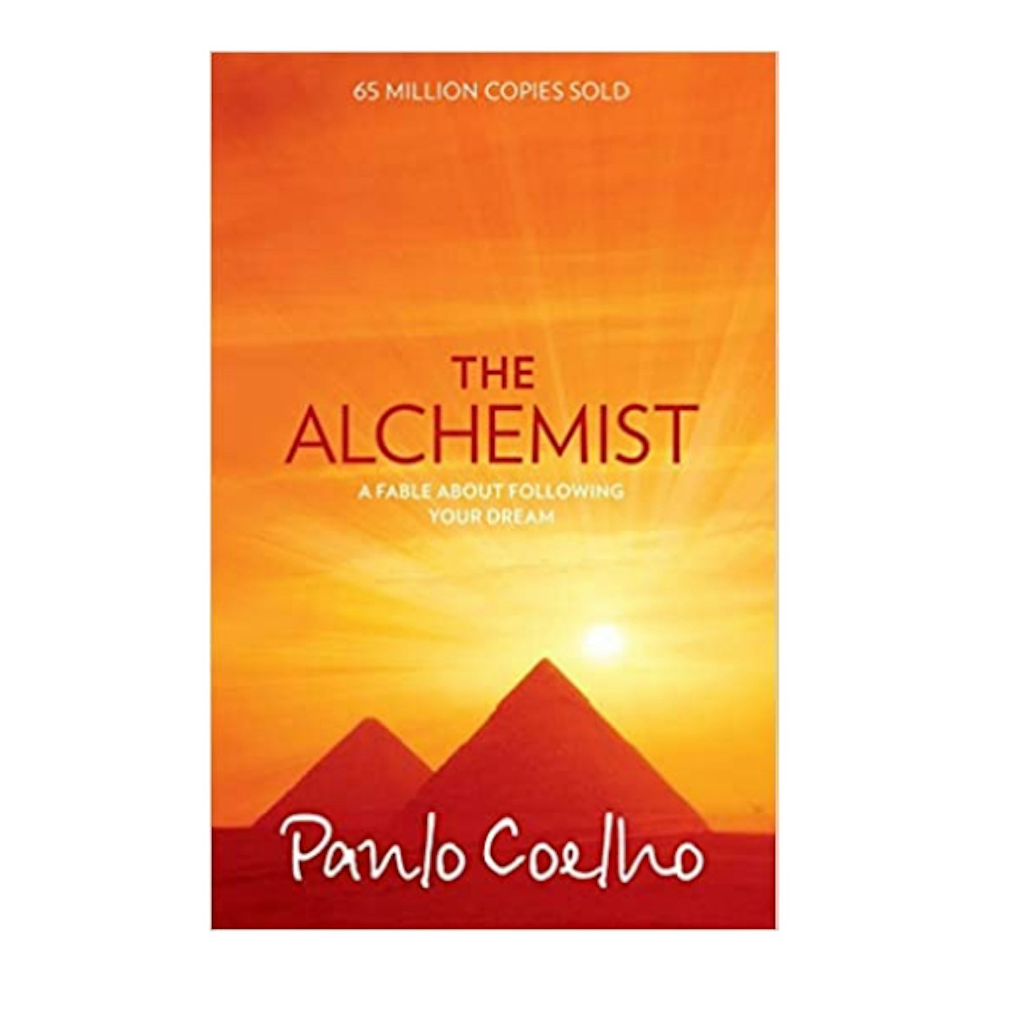 The Alchemist orange book cover