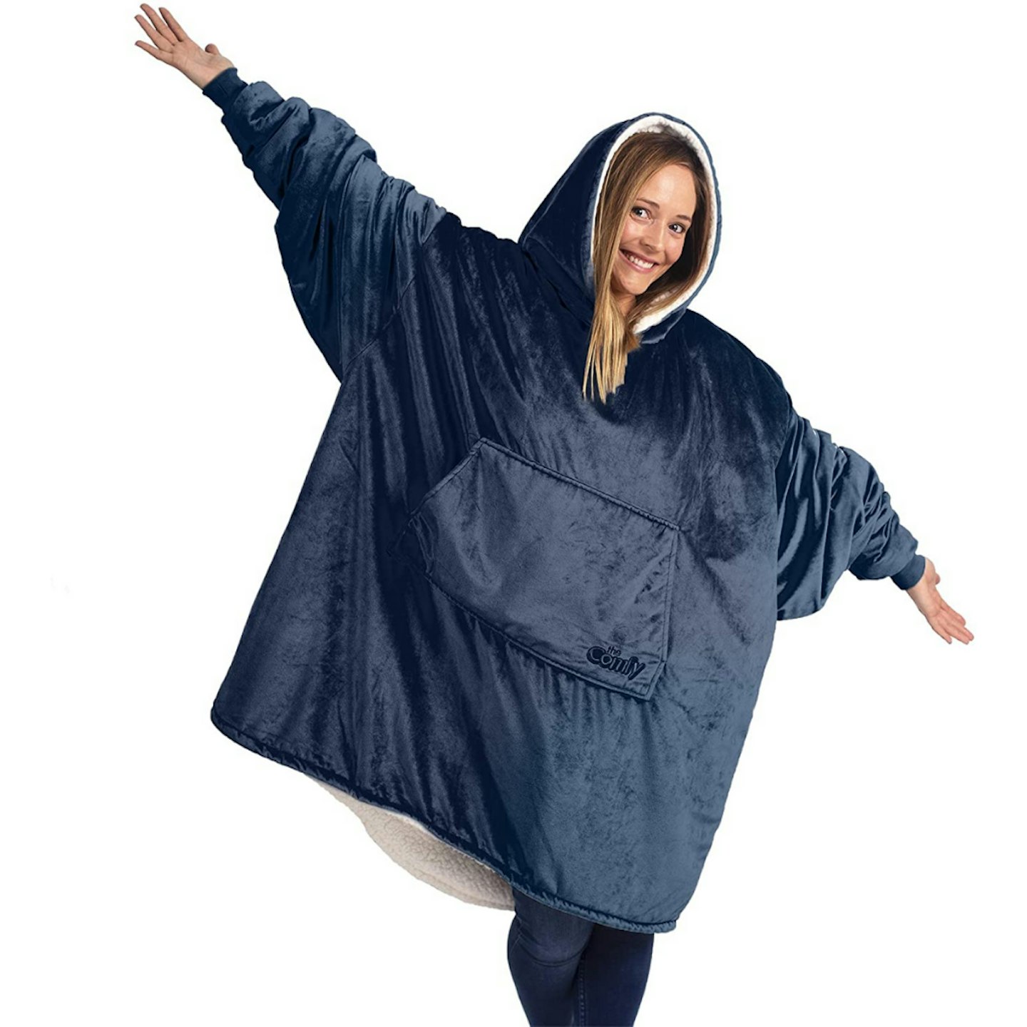 The Comfy Original oversized wearable sherpa blanket