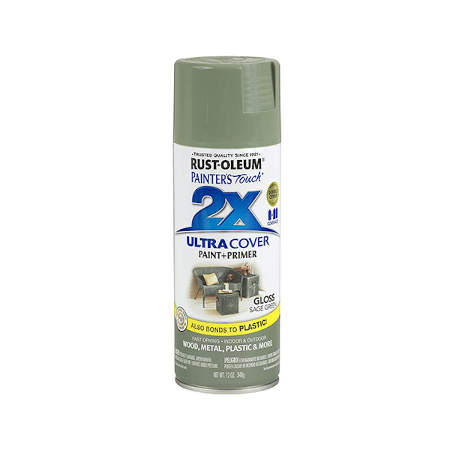 Rust-Oleum Painter's Touch 2X Ultra Cover, Gloss Sage Green