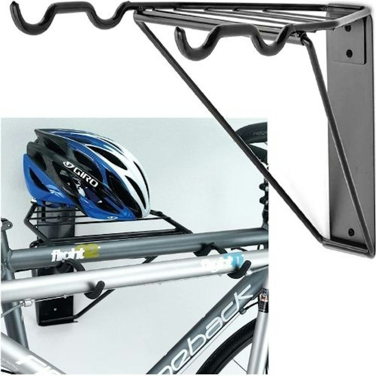 Gr8 Home Wall Mounted Folding 2 Bike Bicycle Cycle Storage