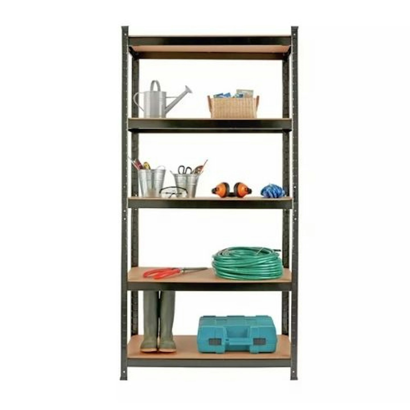 Argos Home 5 Tier Steel Heavy Duty Garage Shelving Unit