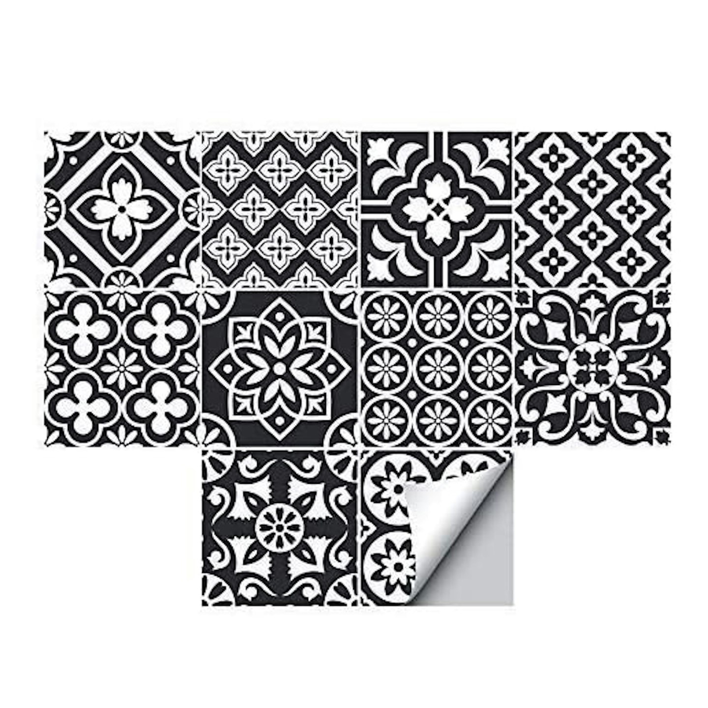 Tile Stickers, pack of 10