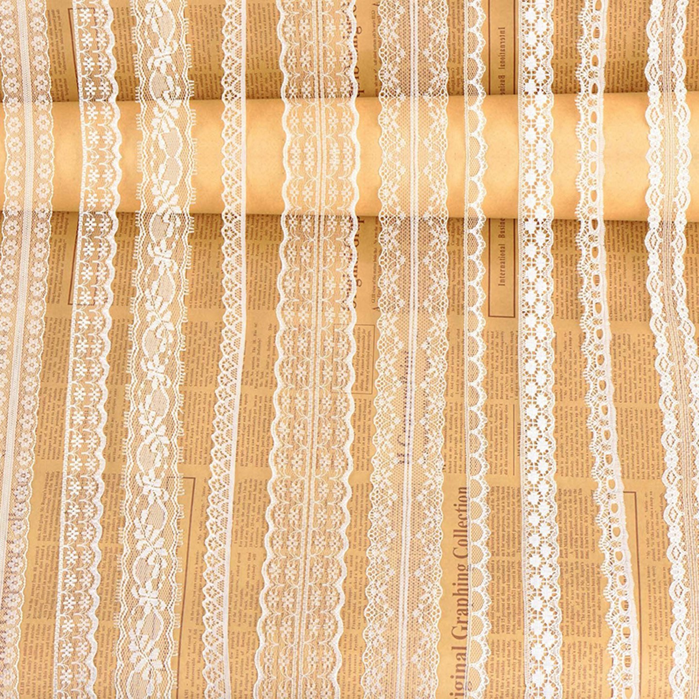 10 Rolls Lace Ribbon
