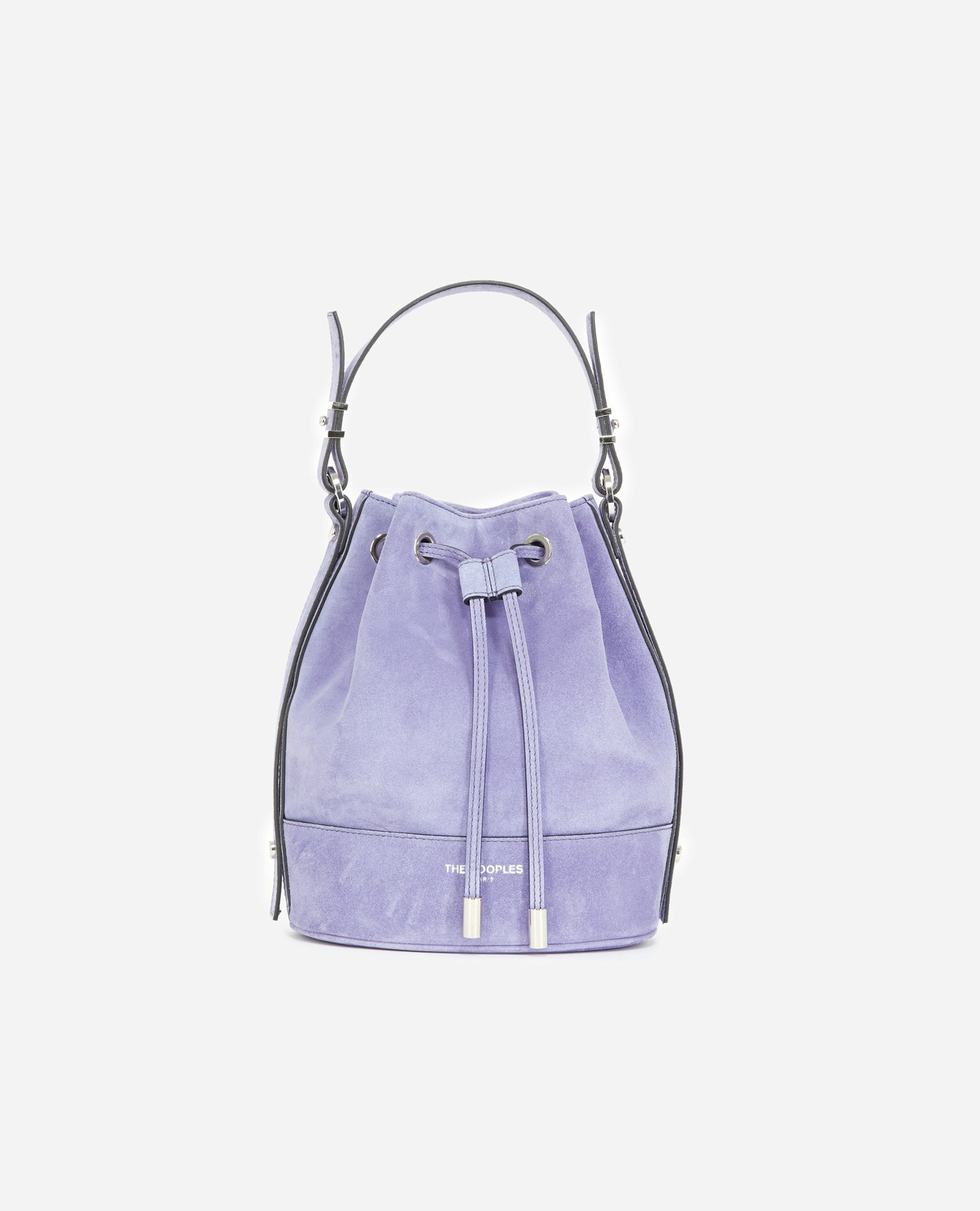 The Kooples, Medium Tina Bag In Purple Suede, £280