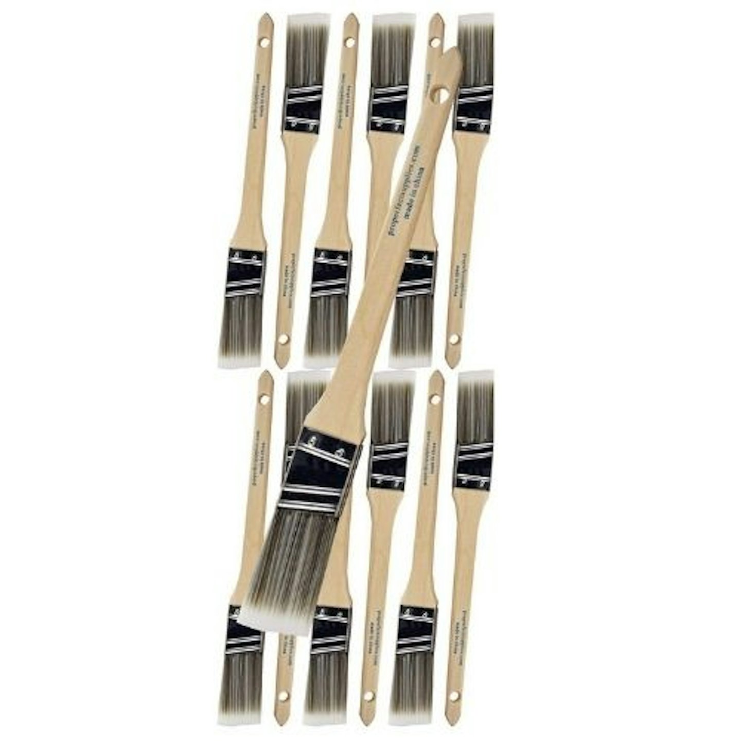 Angle Premium Wall / Trim House Paint Brush Set