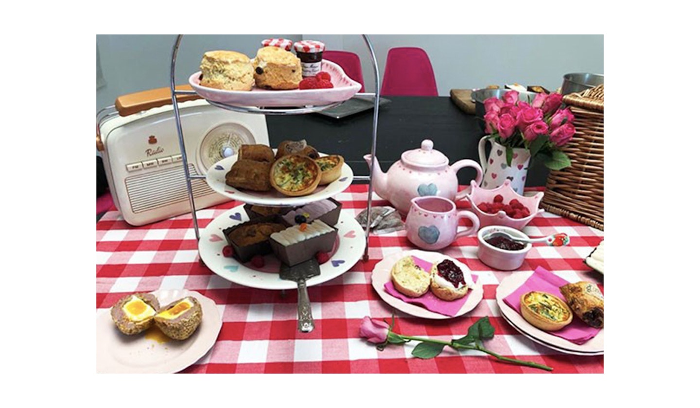Afternoon Tea for Two at Home with Piglet's Pantry