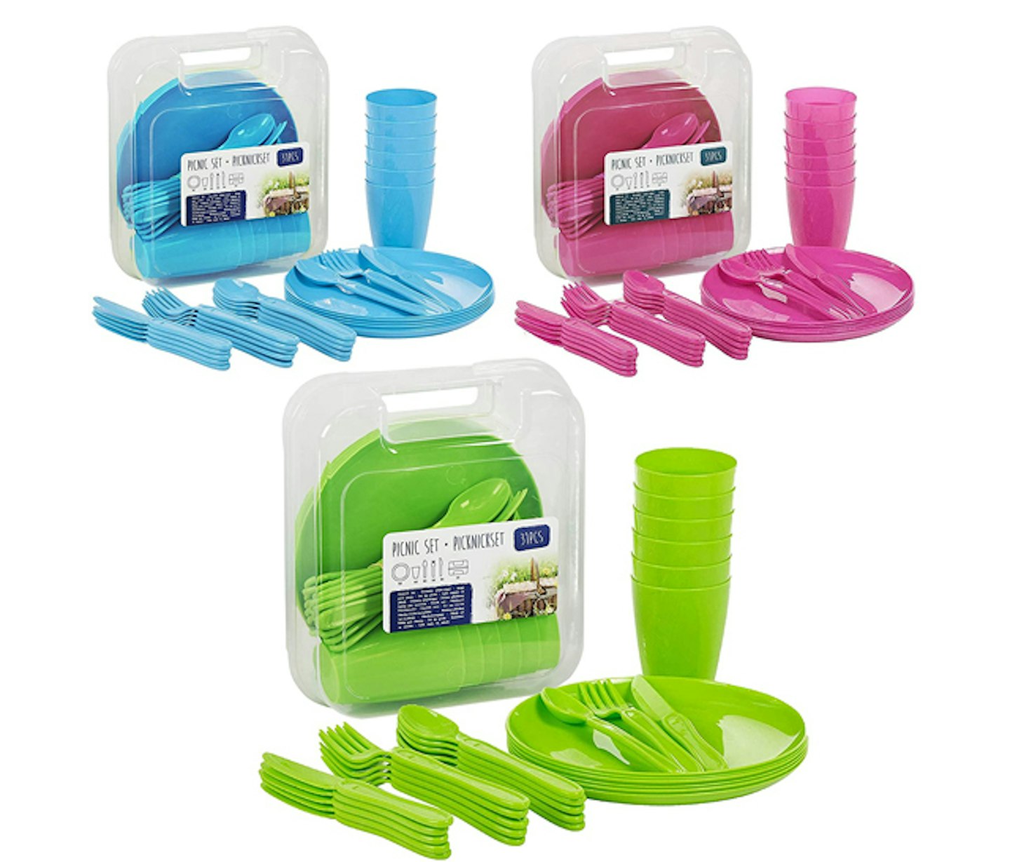 picnic plastic set
