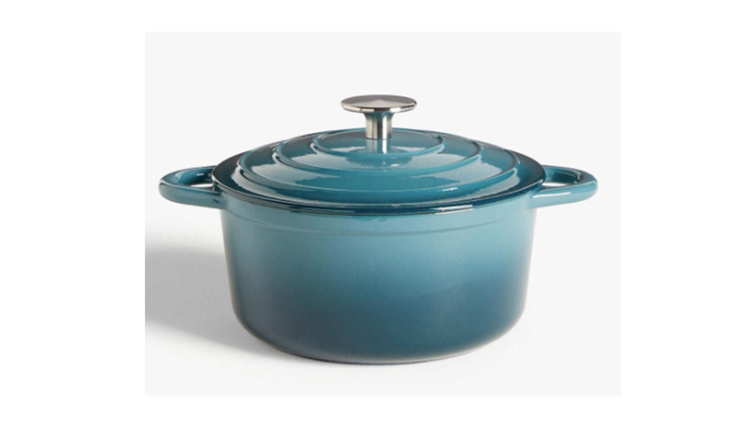 John Lewis & Partners Cast Iron Round Casserole