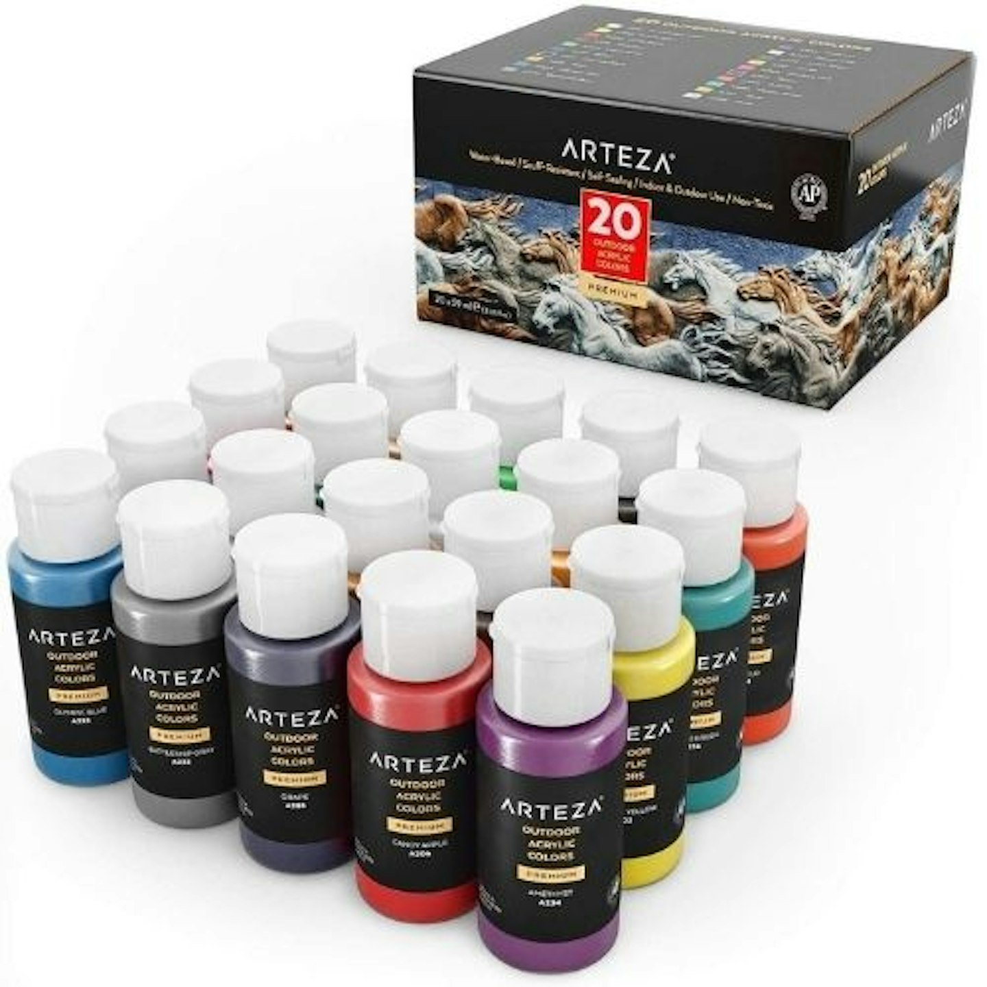 Best paint for brilliant colour on air dry clay