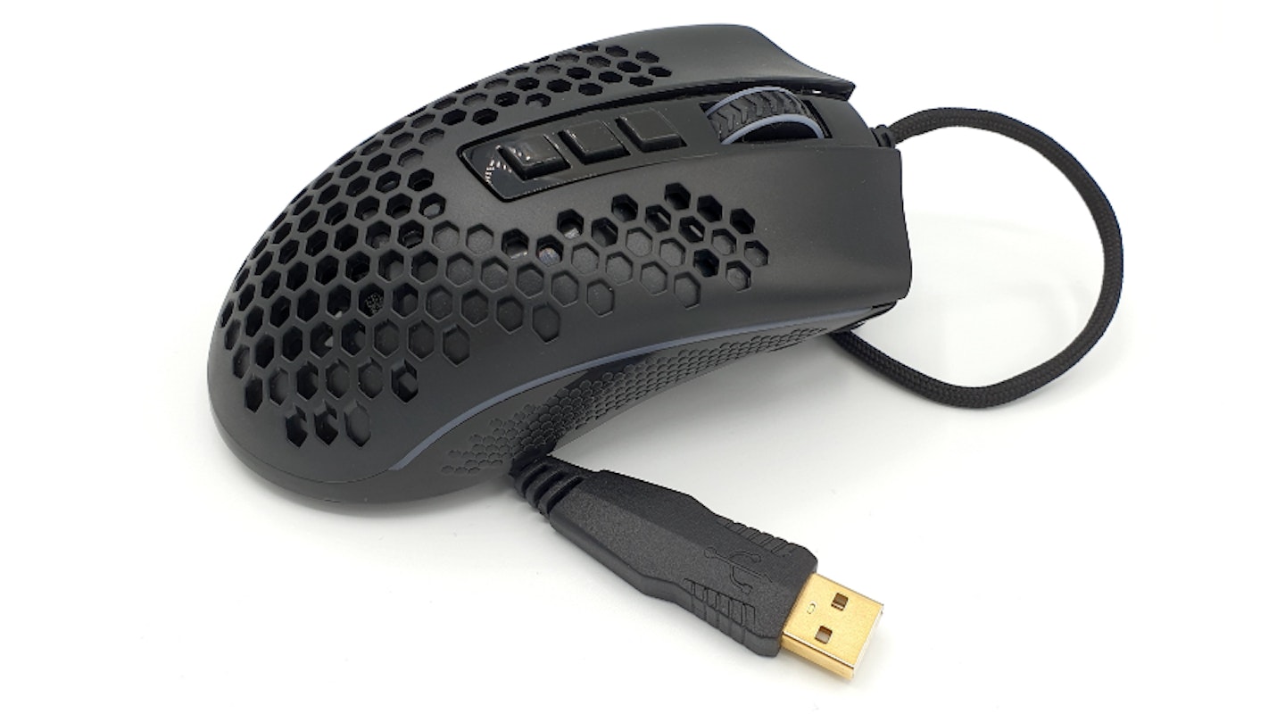 Redragon M808 Storm Honeycomb, top with cable