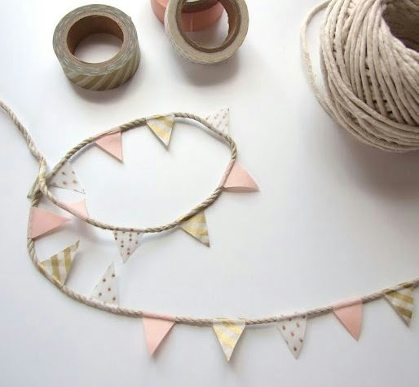 Wasabi tape bunting
