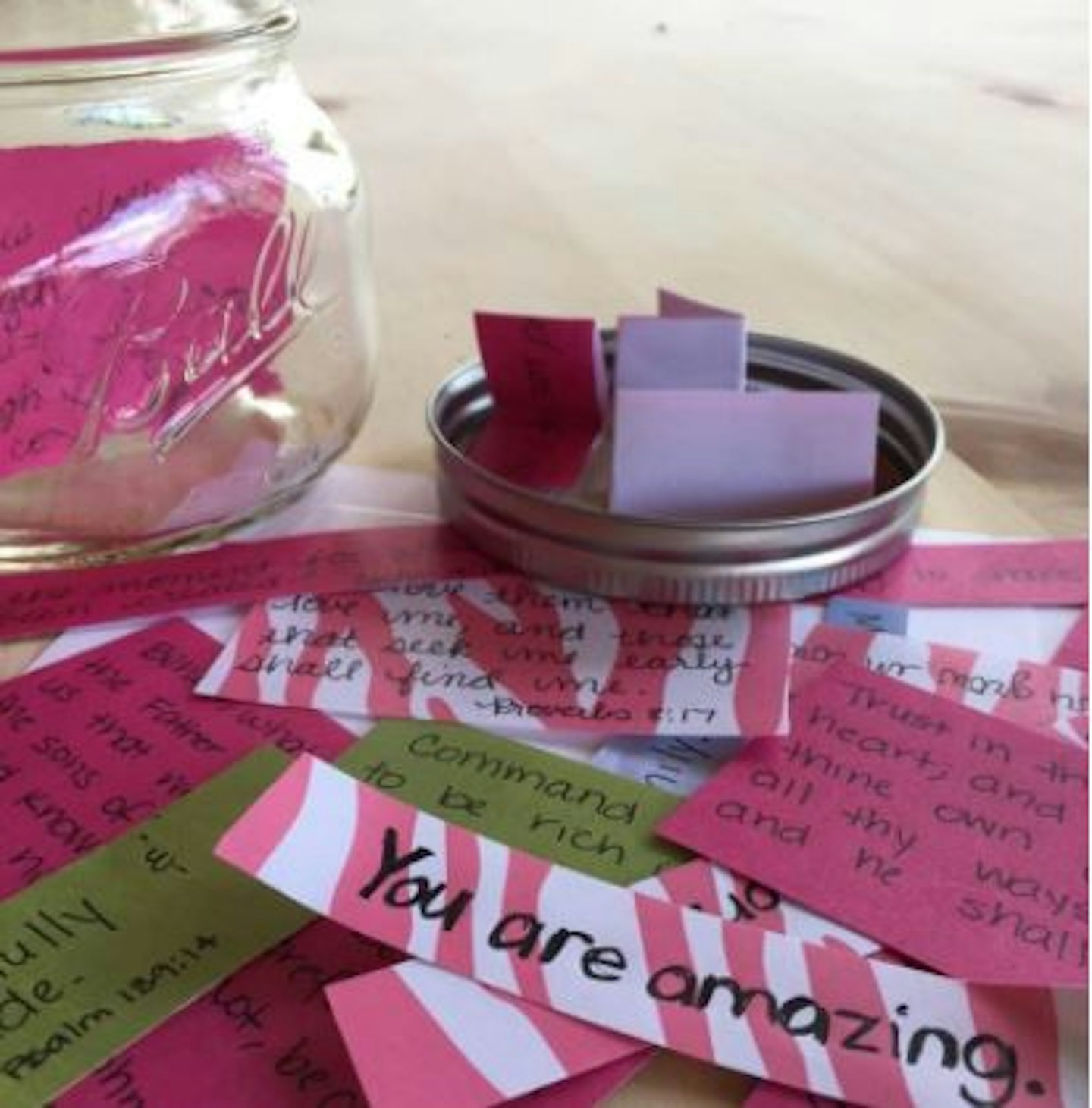 Encouragement jar