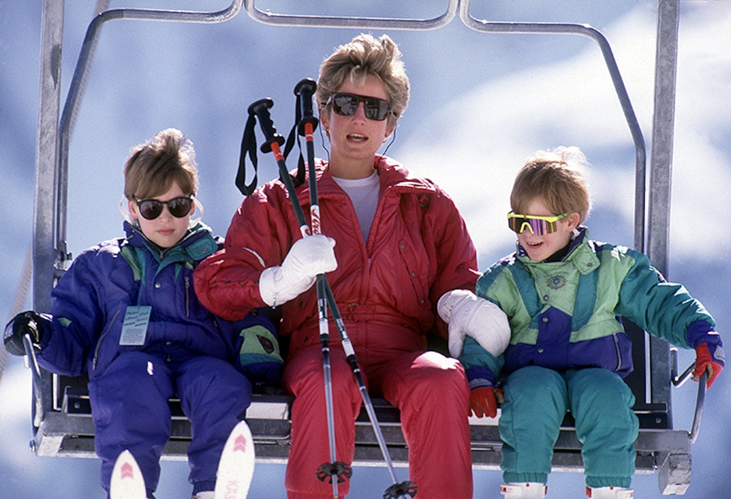 skiing with Diana