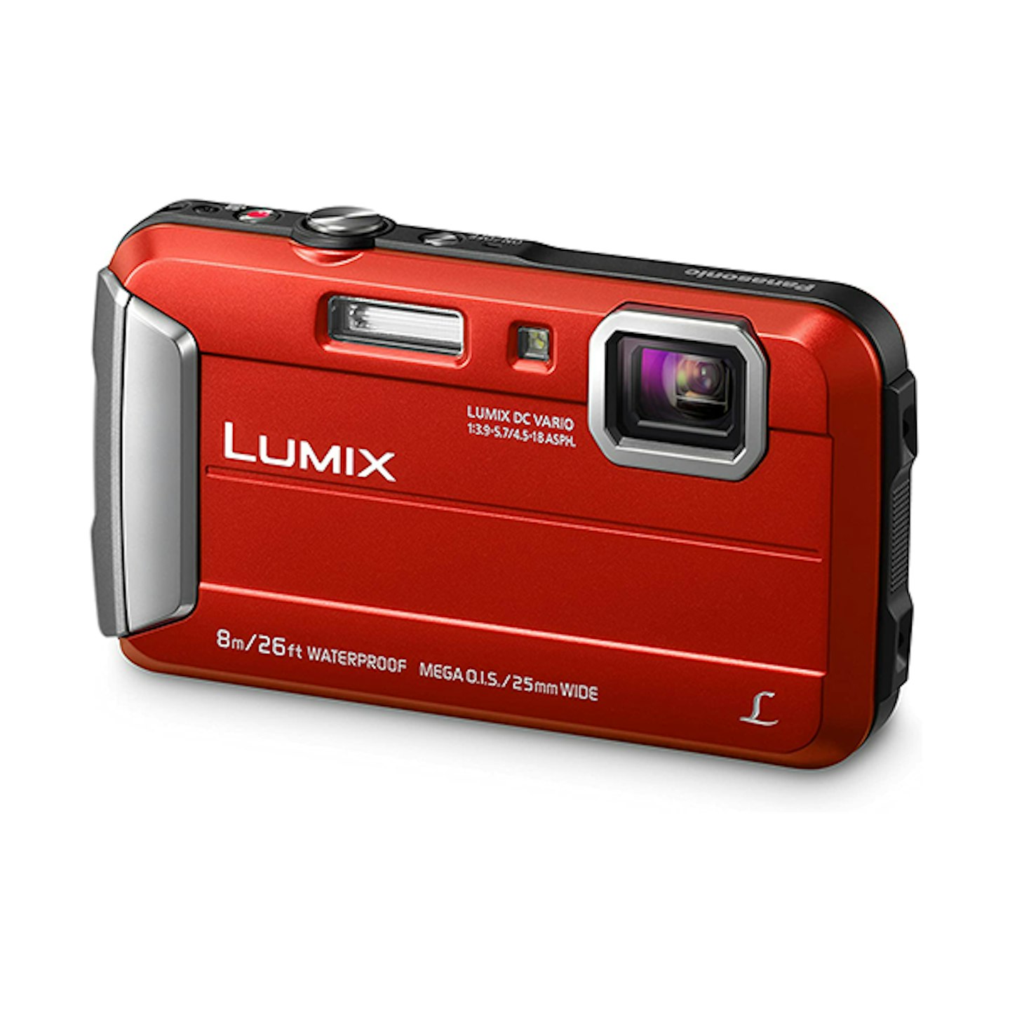 Panasonic LUMIX DMC-FT30EB-R Tough Waterproof Compact Digital Camera