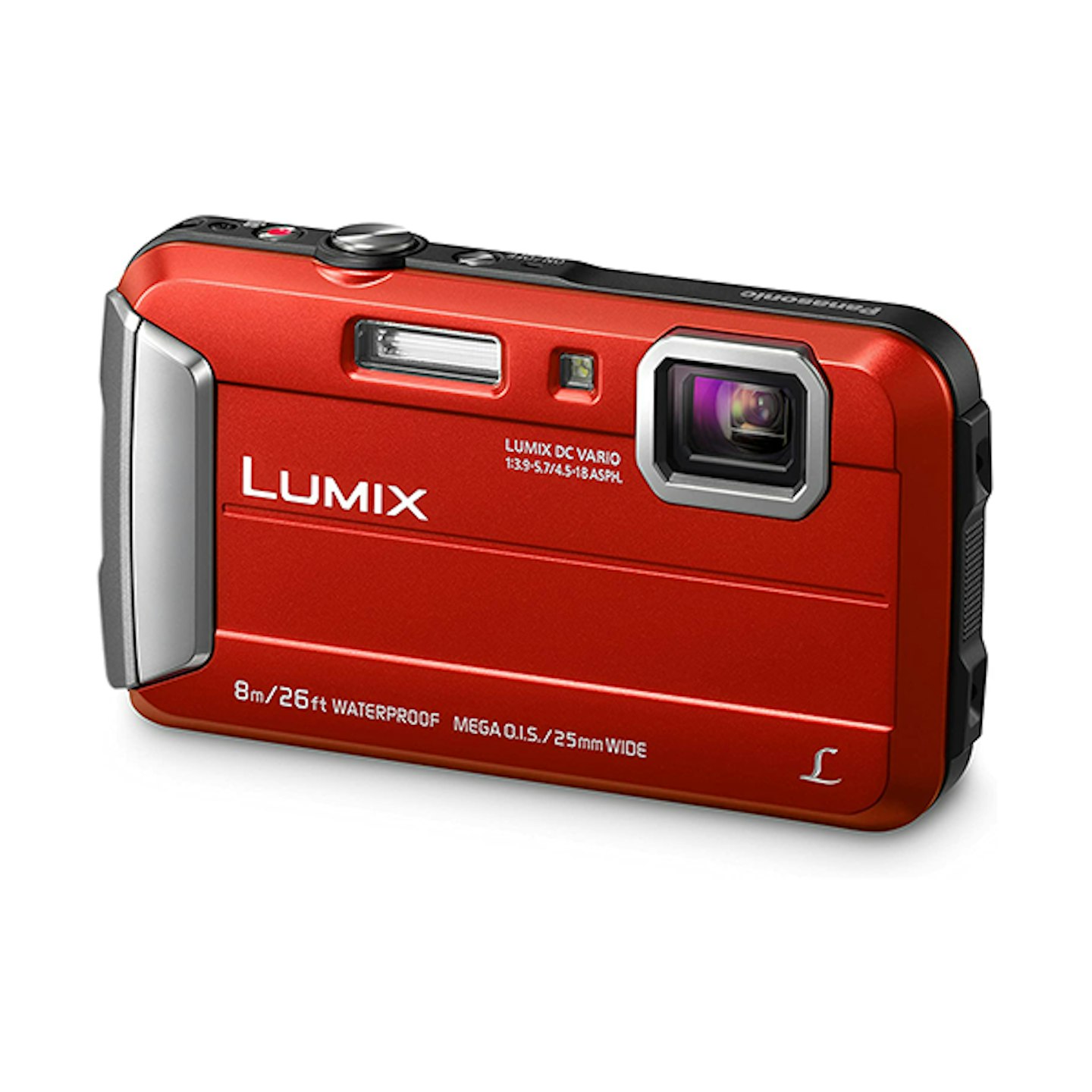 Panasonic LUMIX DMC-FT30EB-R Tough Waterproof Compact Digital Camera