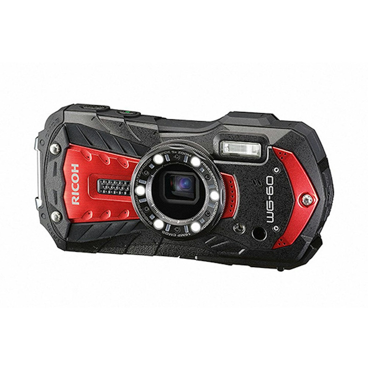 RICOH WG-60 RED UNDERWATER DIGITAL COMPACT CAMERAT