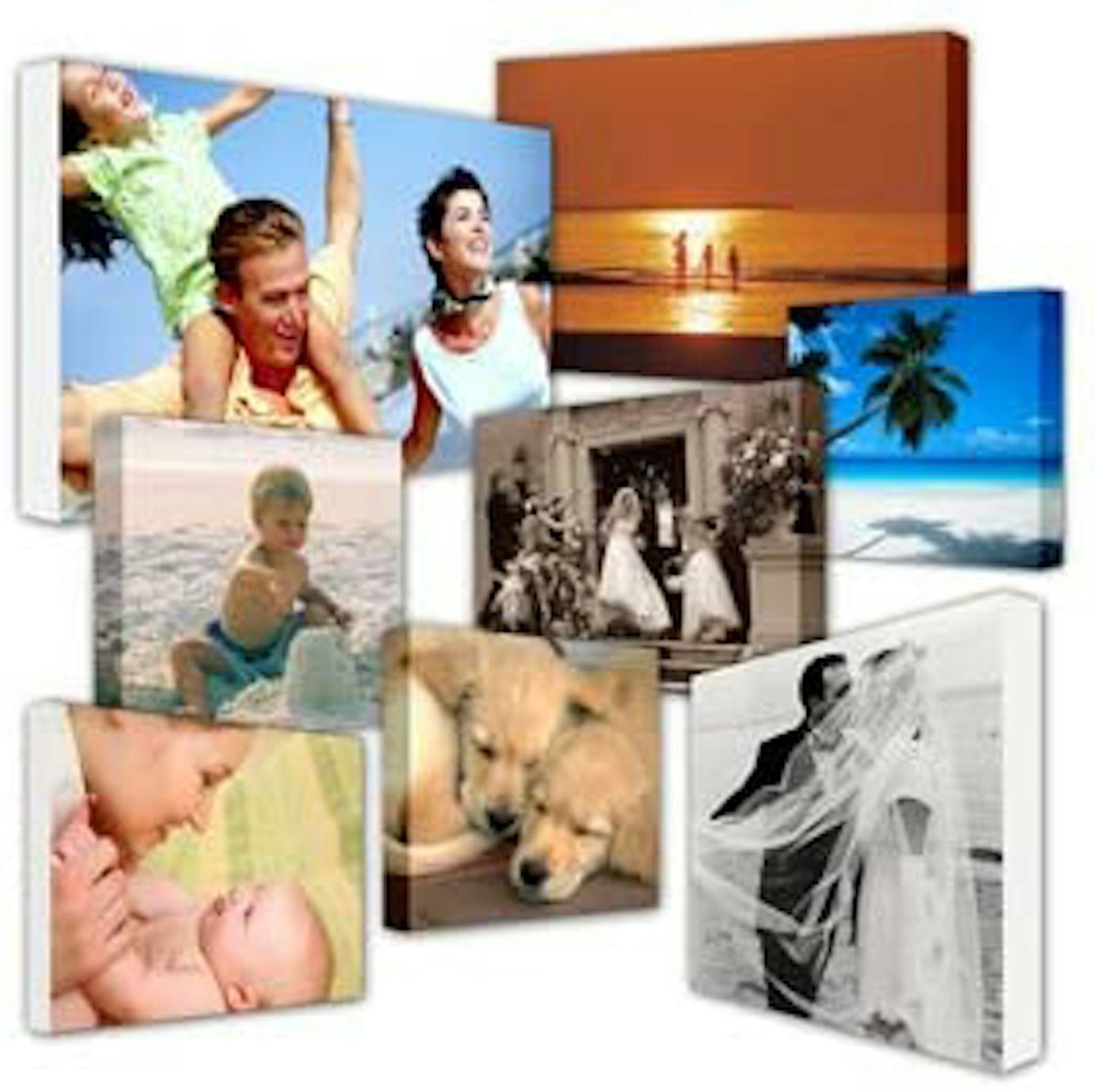 Your My Photo Picture On Personalised Wall Canvas A4 12"x8" inch 8x12 BOX FRAMED
