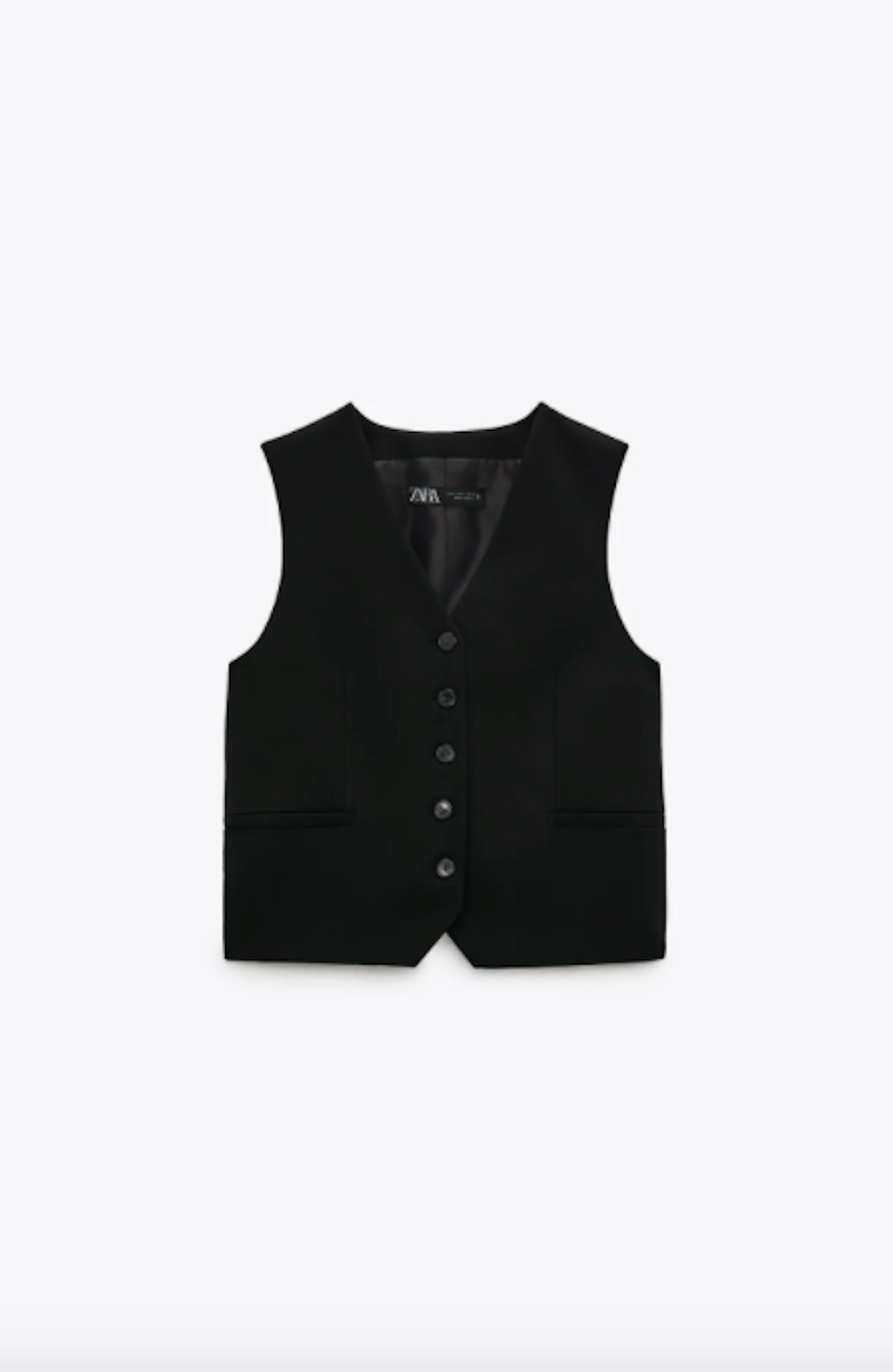 Zara, Buttoned Waistcoat, £27.99