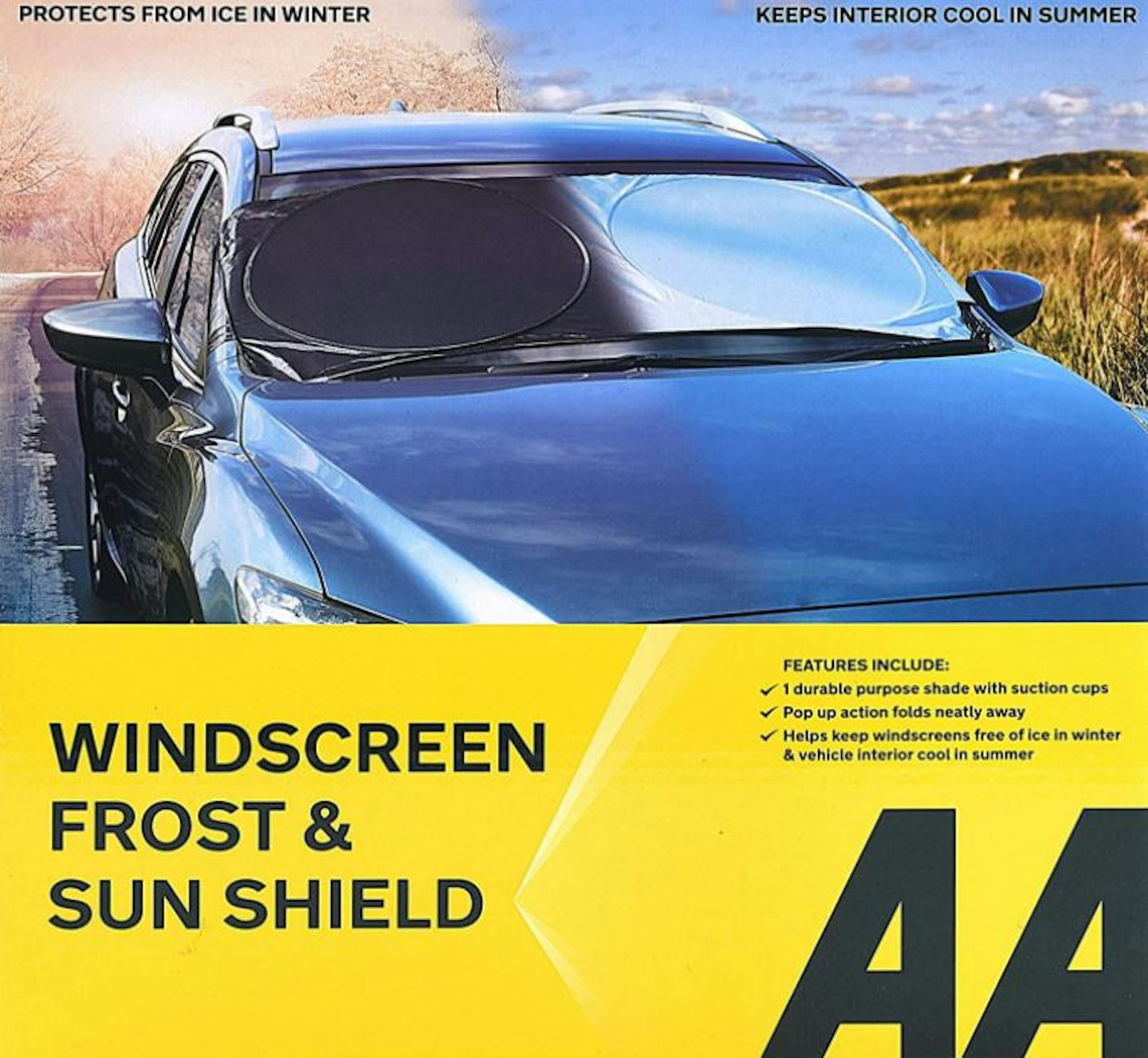 AA Windscreen Sun Shield and Frost Protection