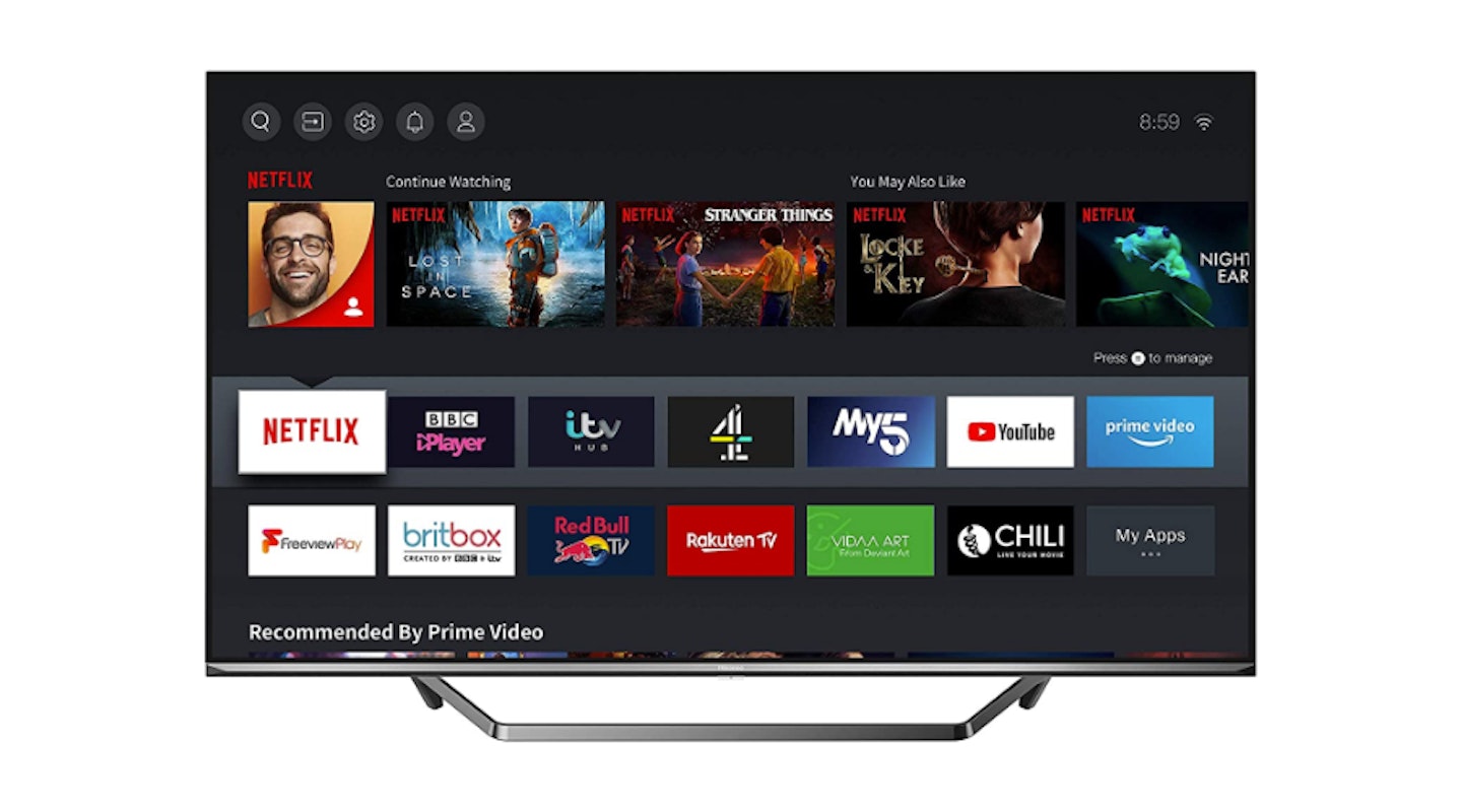 Hisense U7QF 55-Inch