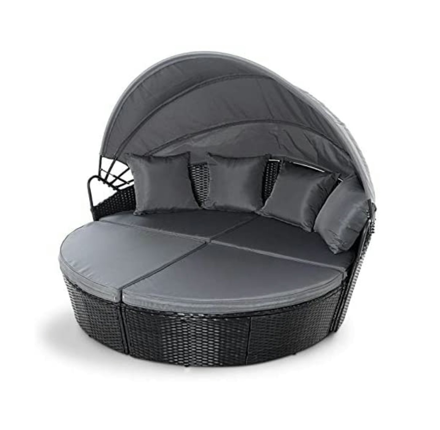 EVRE Bali Modular Round Rattan Wicker Daybed - garden furniture