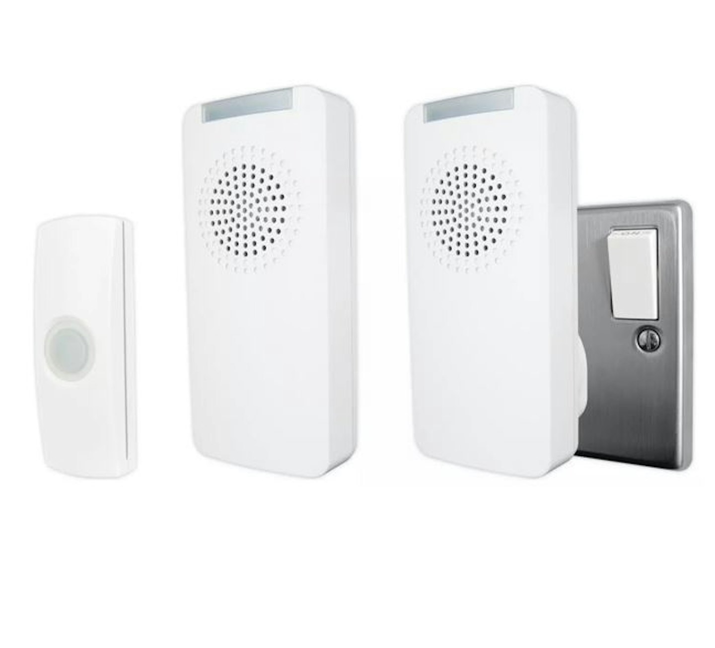 Uni-Com Premium Portable and Plug-in Doorbell Set