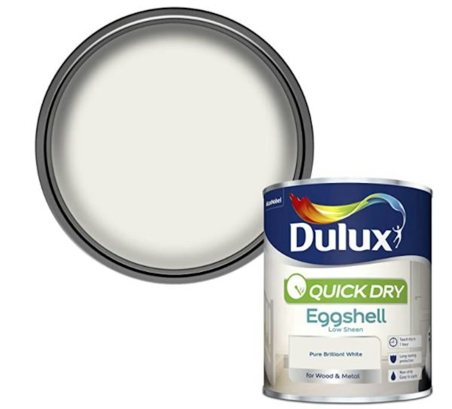 Dulux Quick Dry Eggshell Paint For Wood And Metal