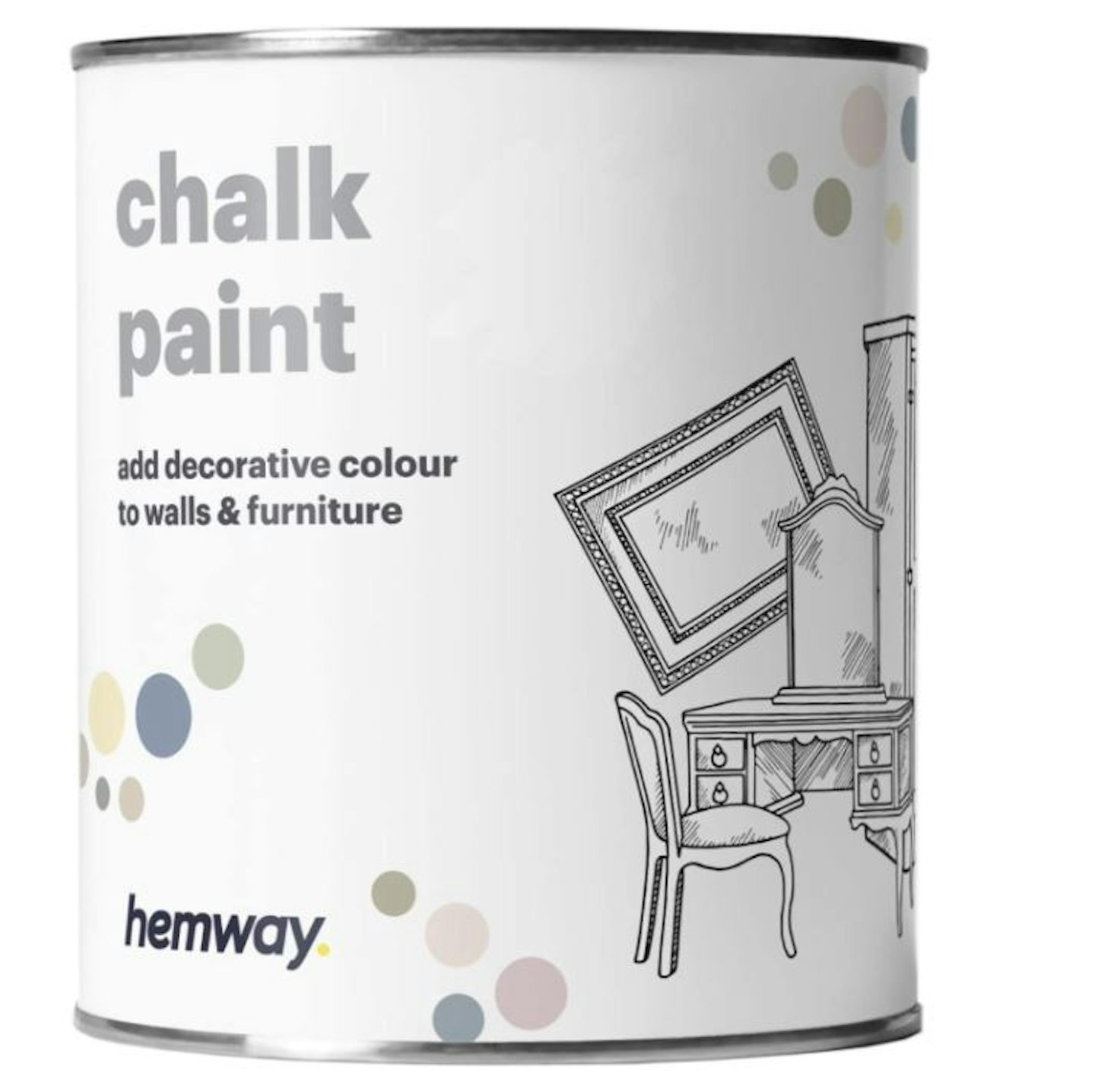 Hemway Chalk Paint Matt Finish Wall and Furniture Paint