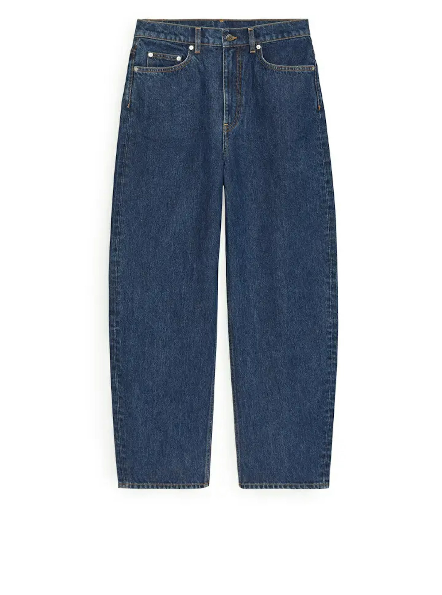 Arket, barrel leg jeans, £69