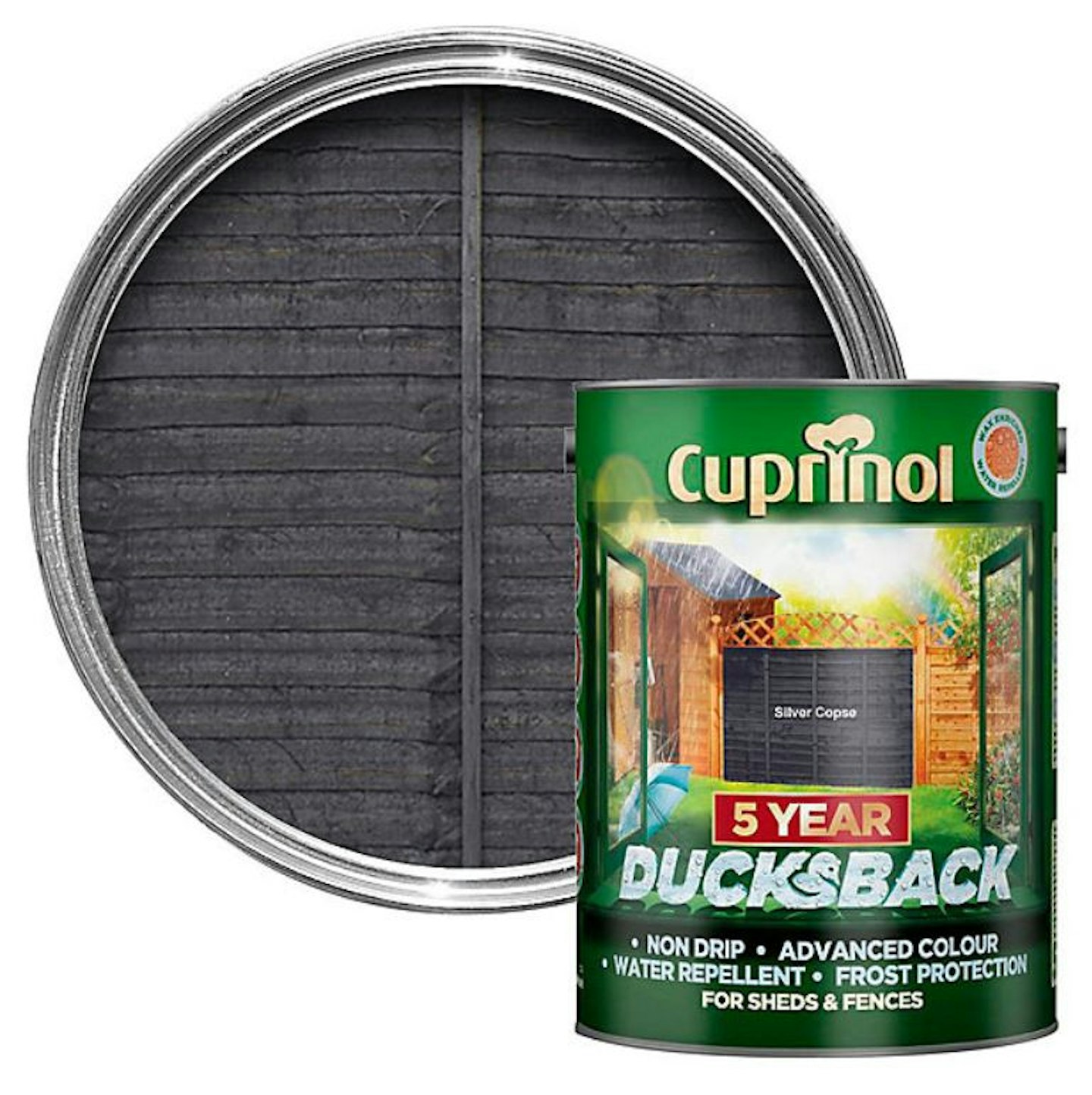 Cuprinol 5 year Ducksback Matt Fence & Shed Wood Treatment