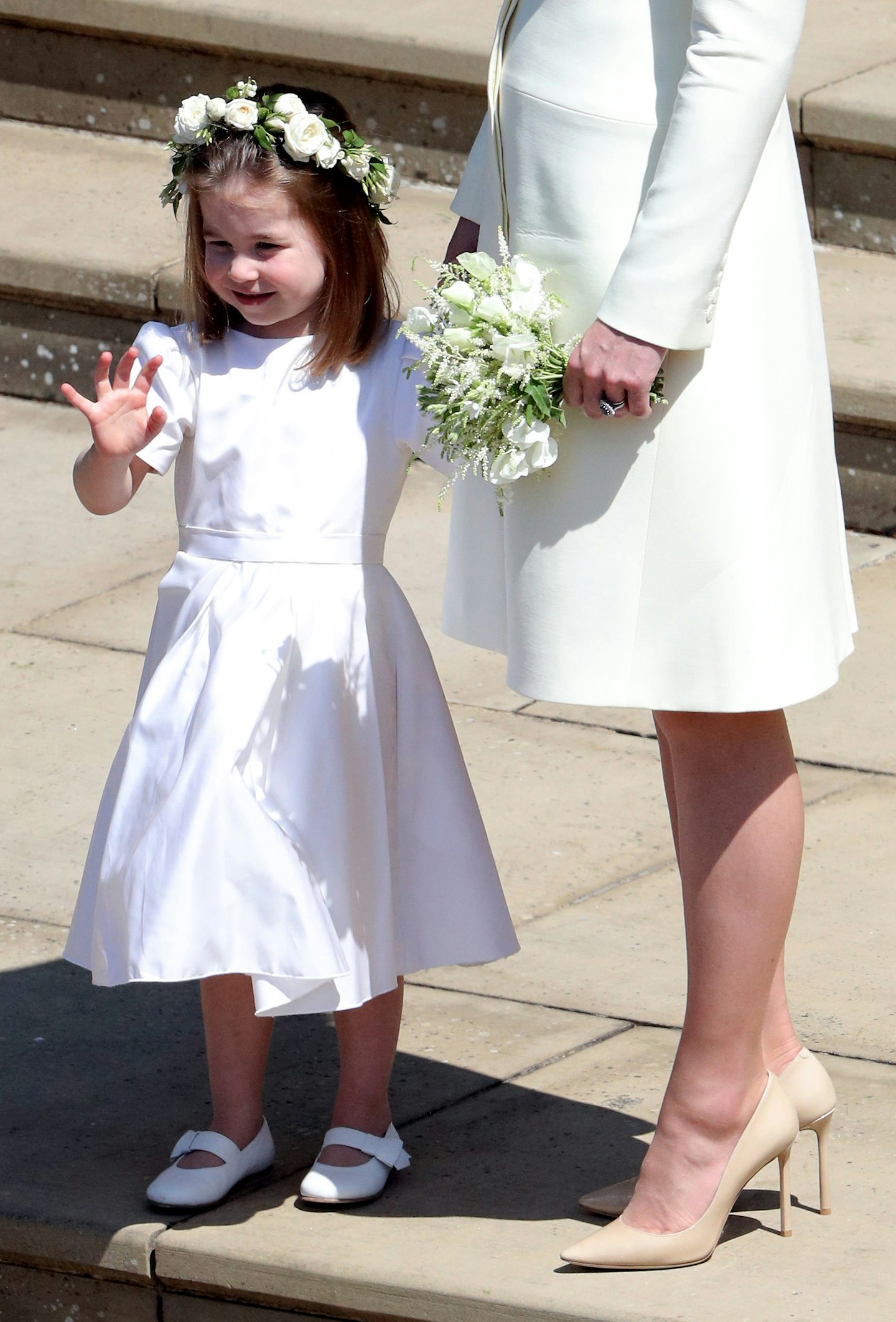 Princess Charlotte on Prince Harry and Meghan Markle's wedding day 