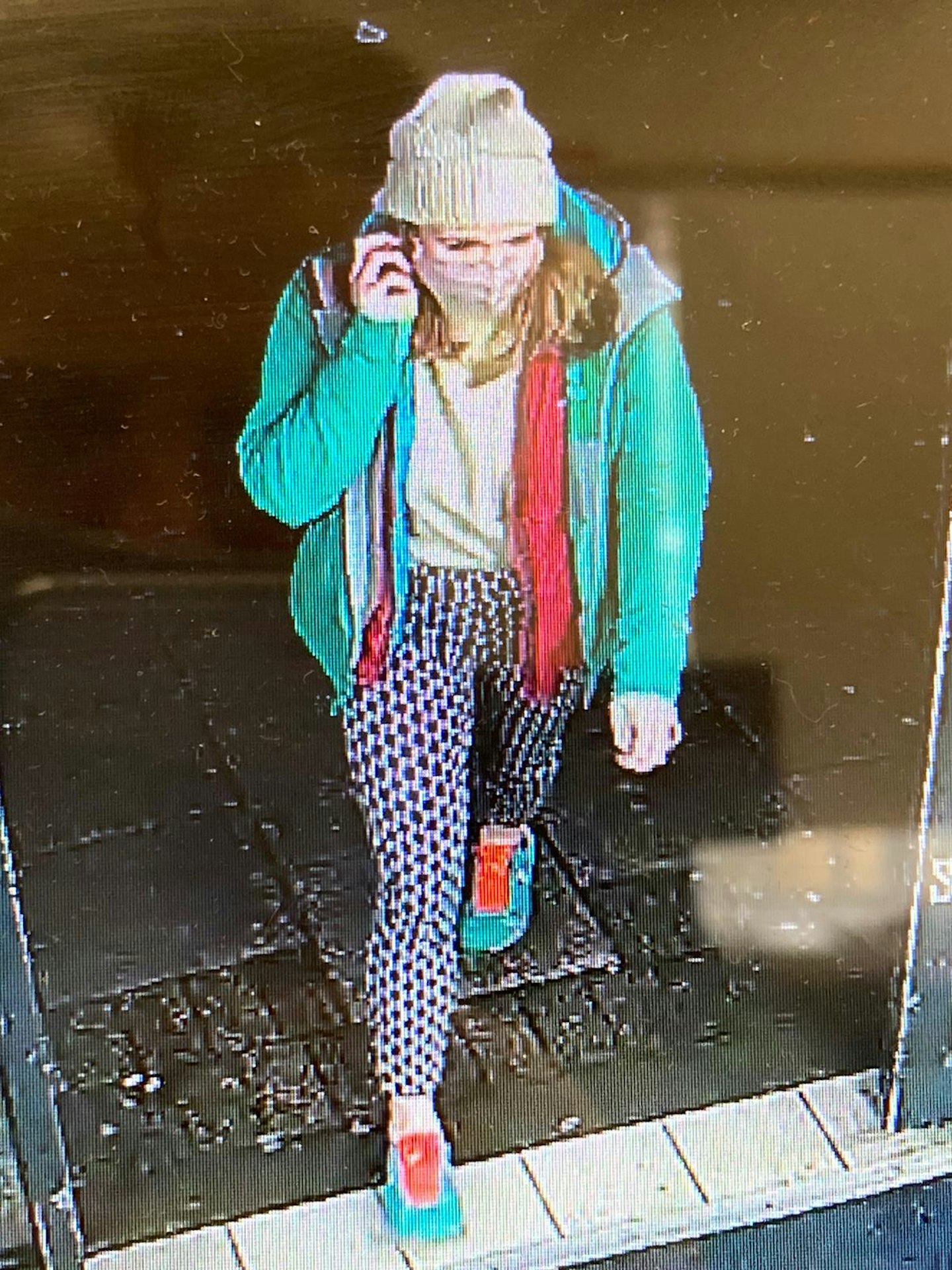 CCTV of Sarah Everard walking home
