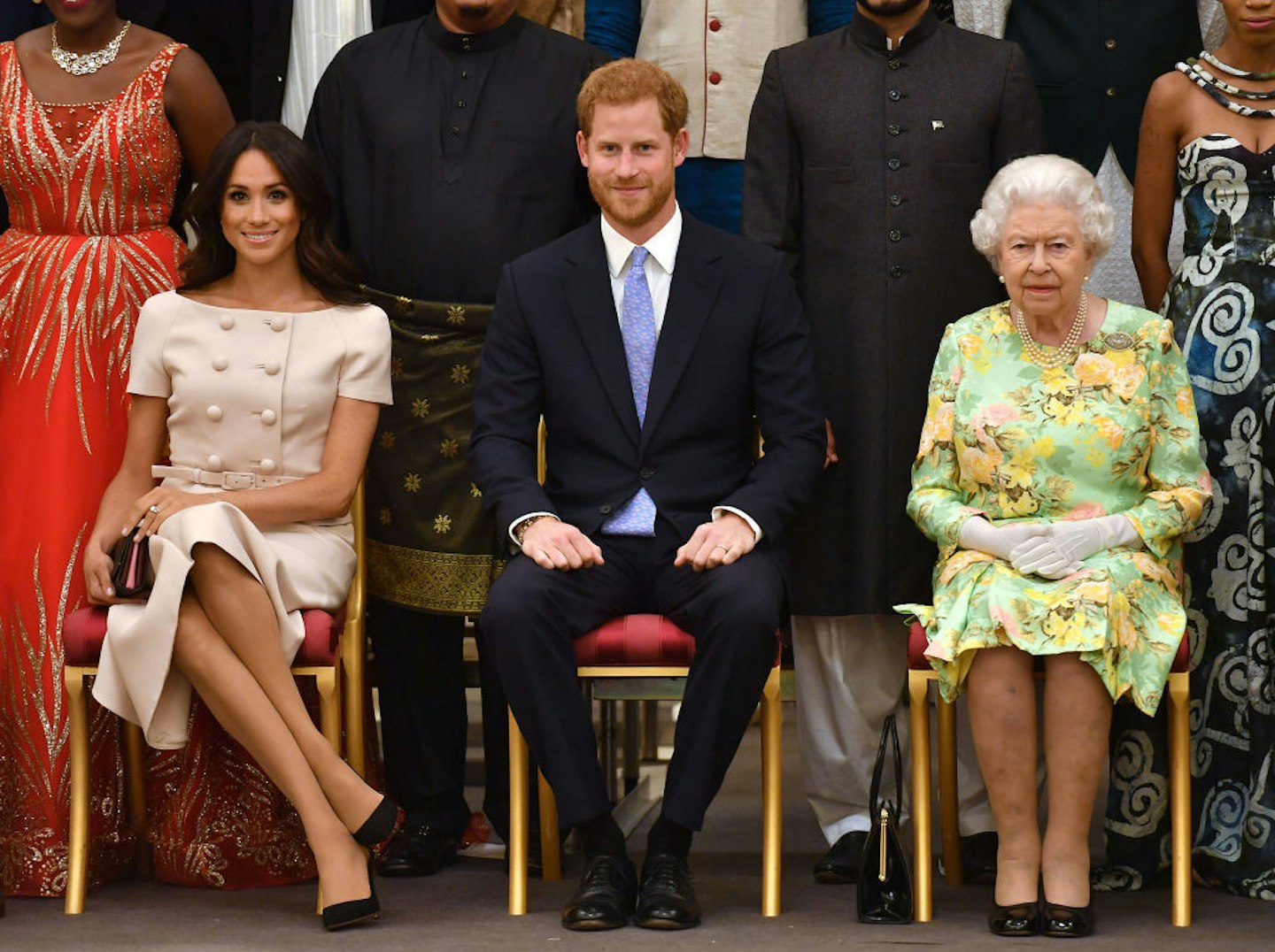 Meghan Harry Queen who asked about Archie skin colour