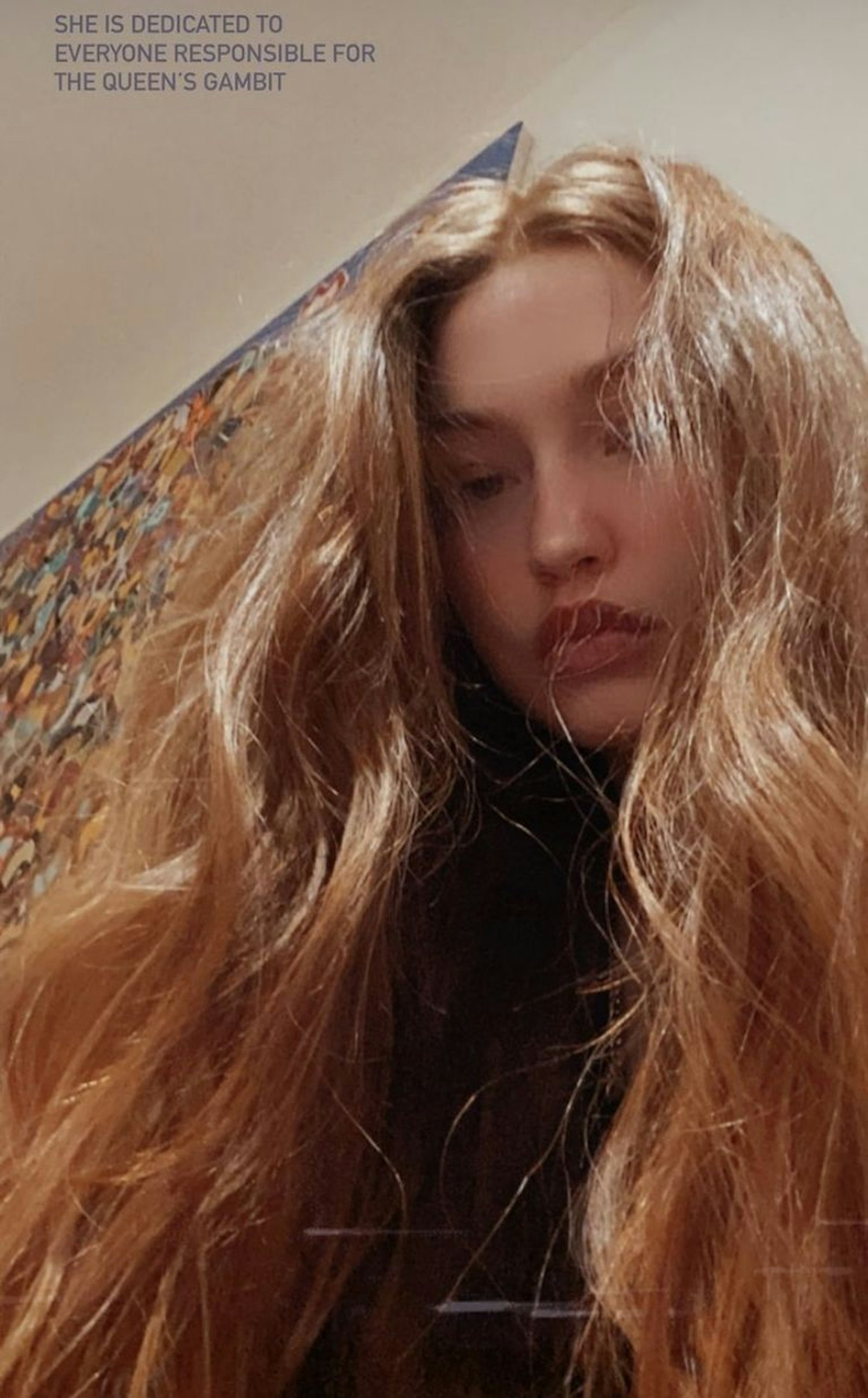 gigi hadid red/ginger hair