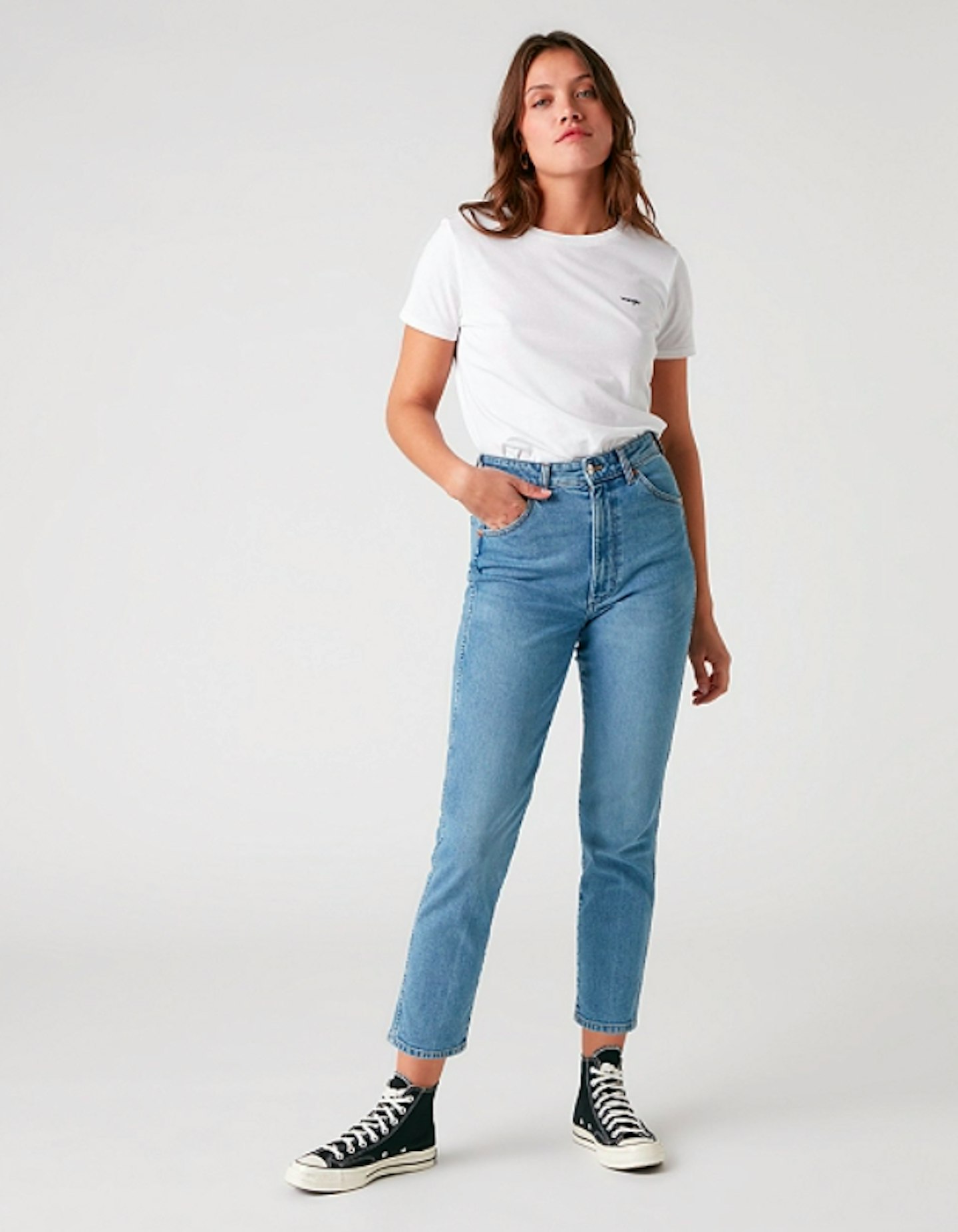Wrangler, Indigood Icons Western Slim Jeans In Blue Soul, £80